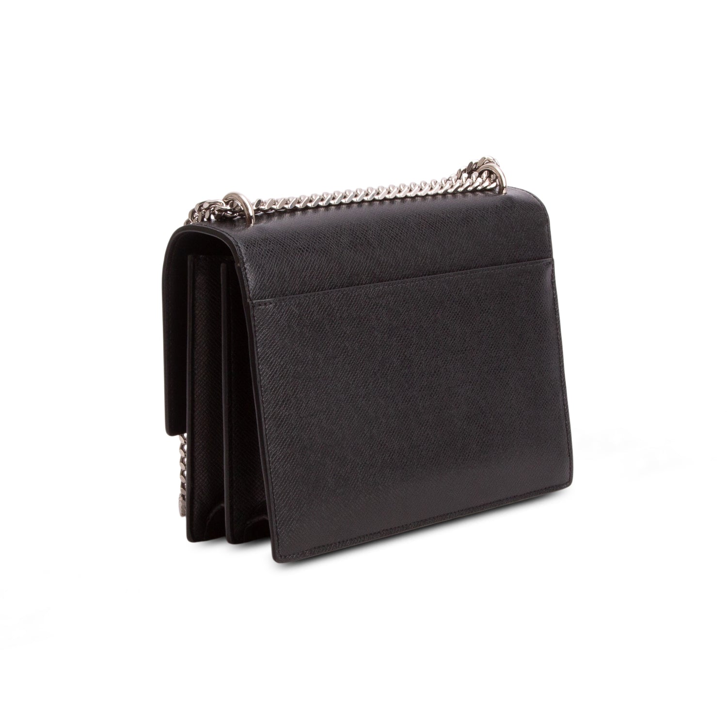 Saint Laurent 2021 Black Calfskin Medium Monogram Sunset