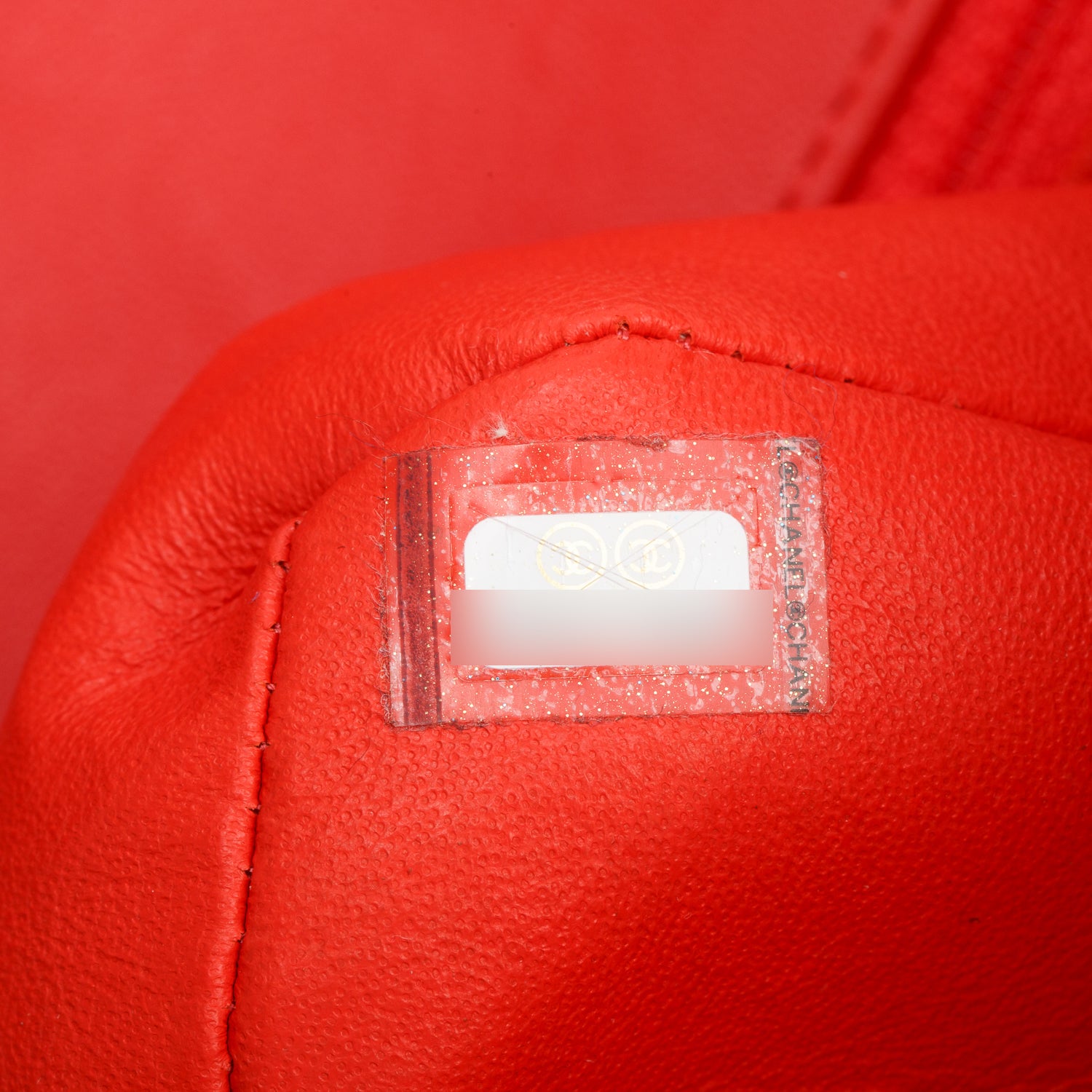 Chanel Red Lambskin Quilted Mini Rectangular Flap Bag