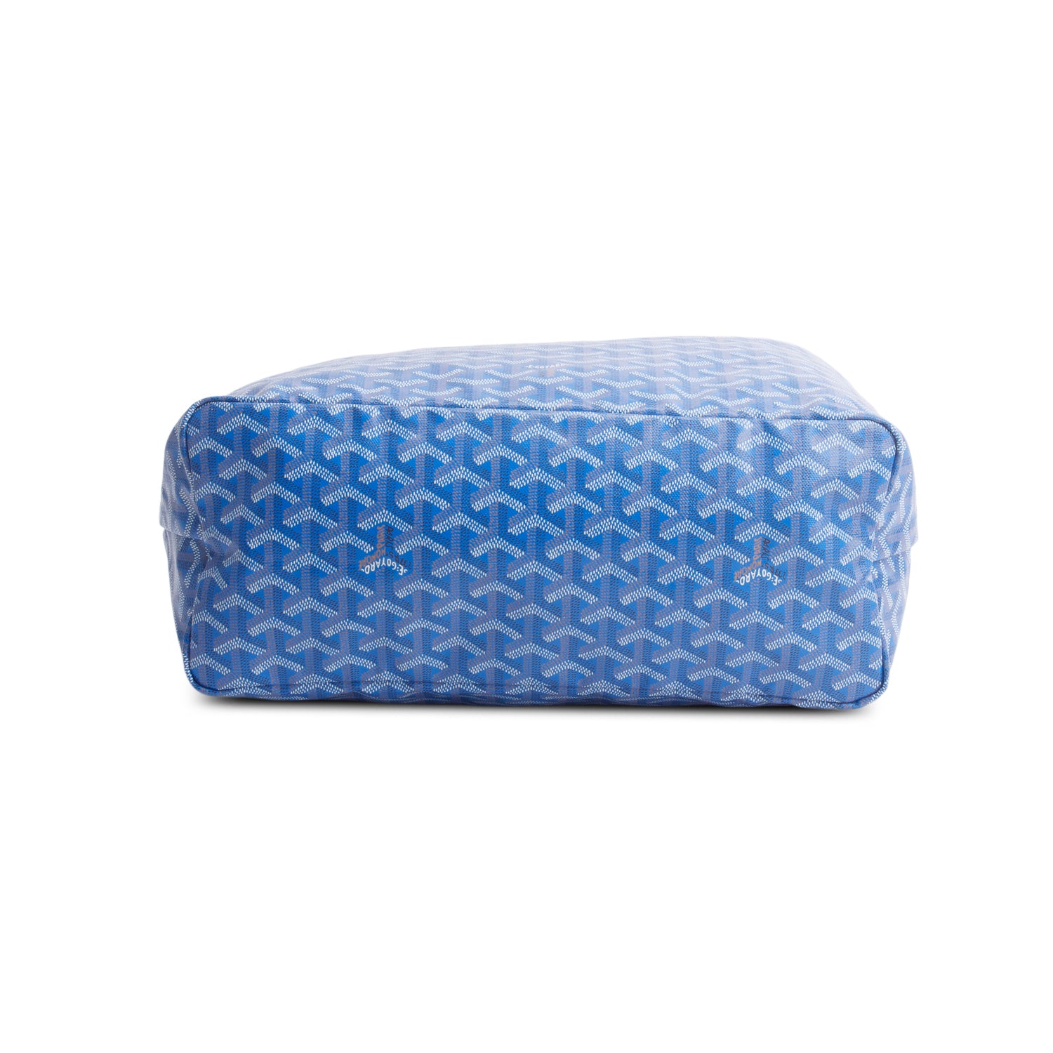 Goyard 2024 Blue Goyardine Saint Louis PM w/ Pouch