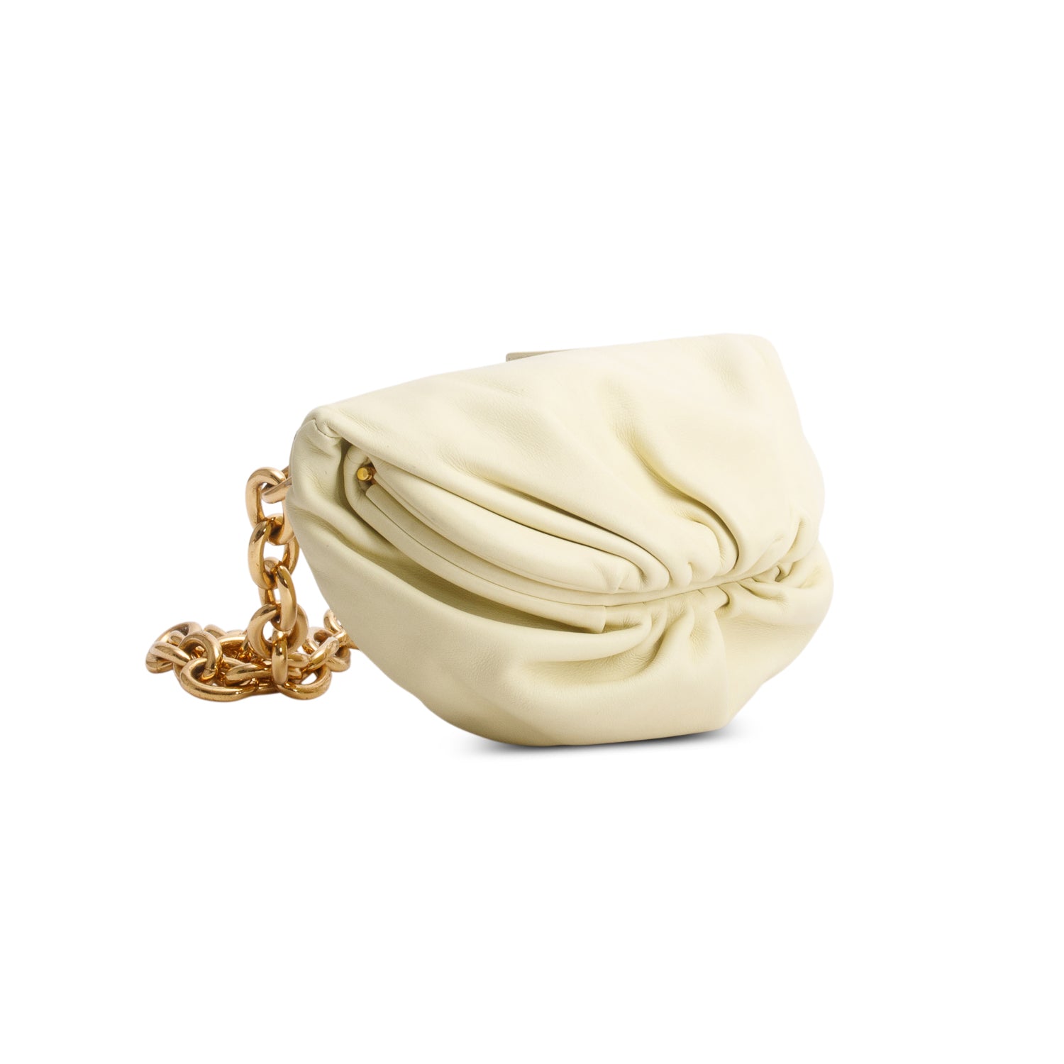 Bottega Green Nappa The Belt Chain Pouch
