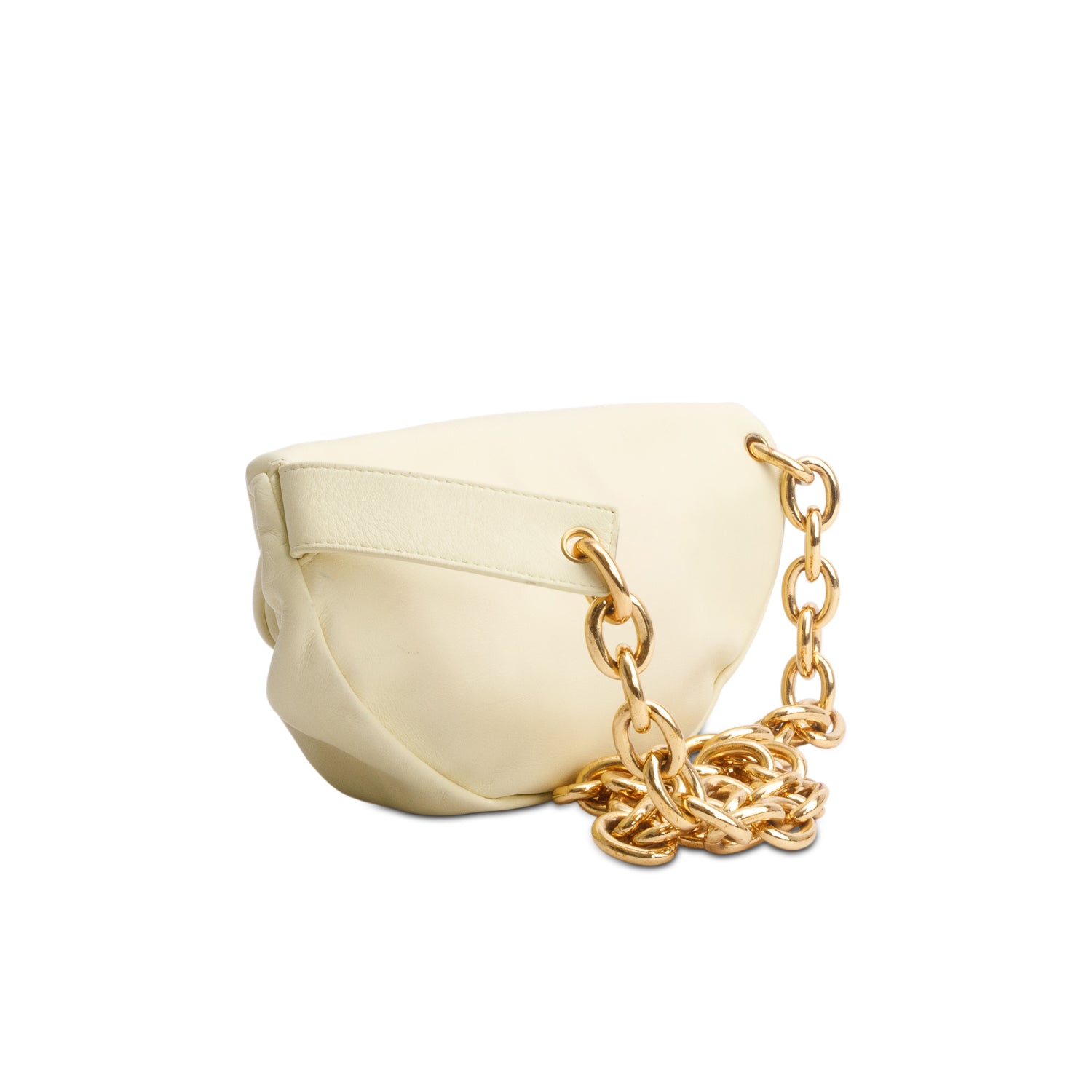 Bottega Green Nappa The Belt Chain Pouch