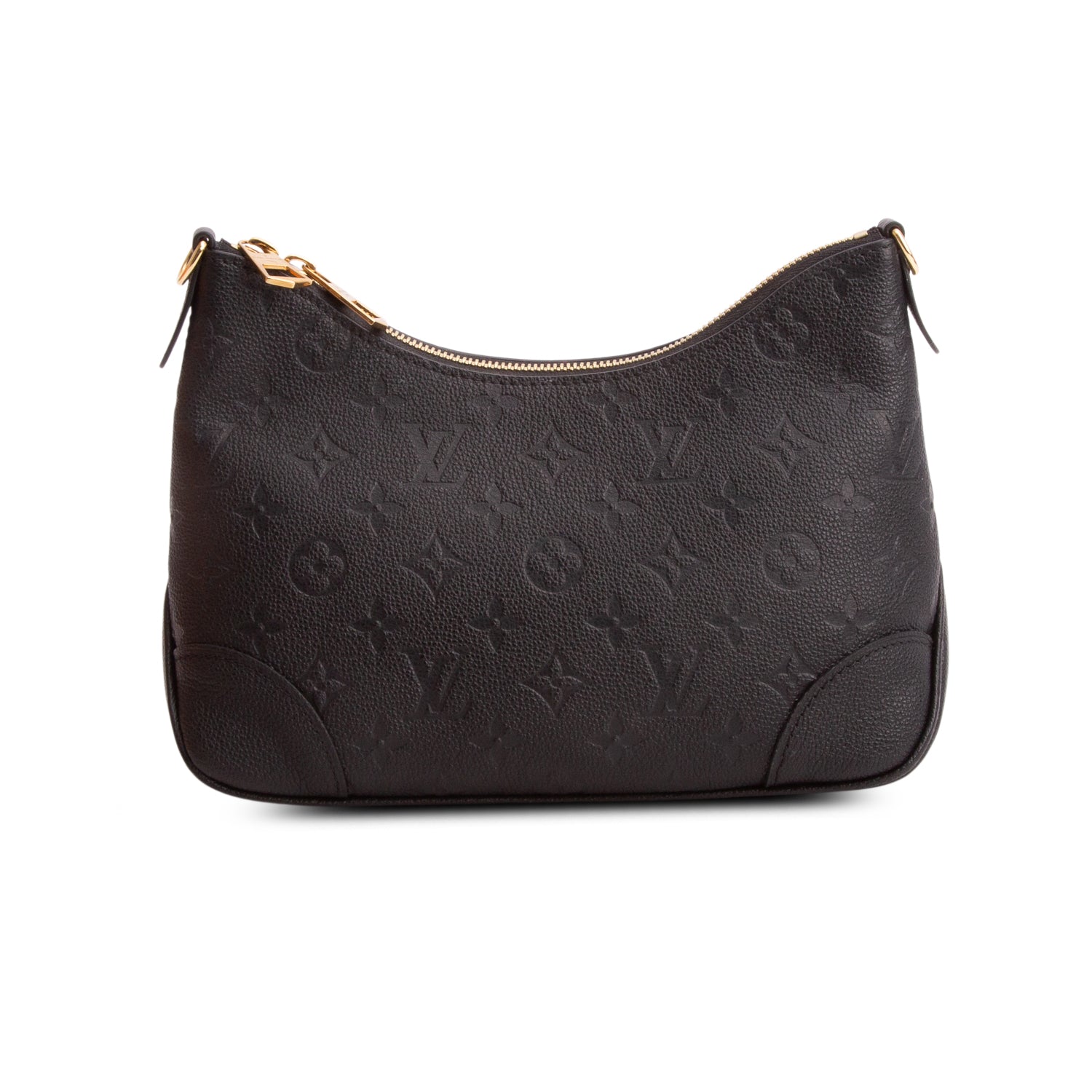 Louis Vuitton 2026 Black Monogram Empreinte Boulogne PM w/ Box, Straps & Receipt