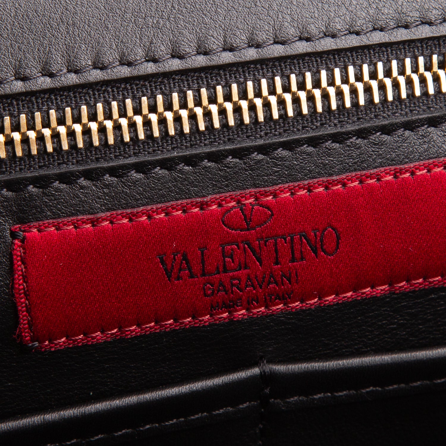 Valentino Black Vitello Medium Rockstud Tote w/ Strap