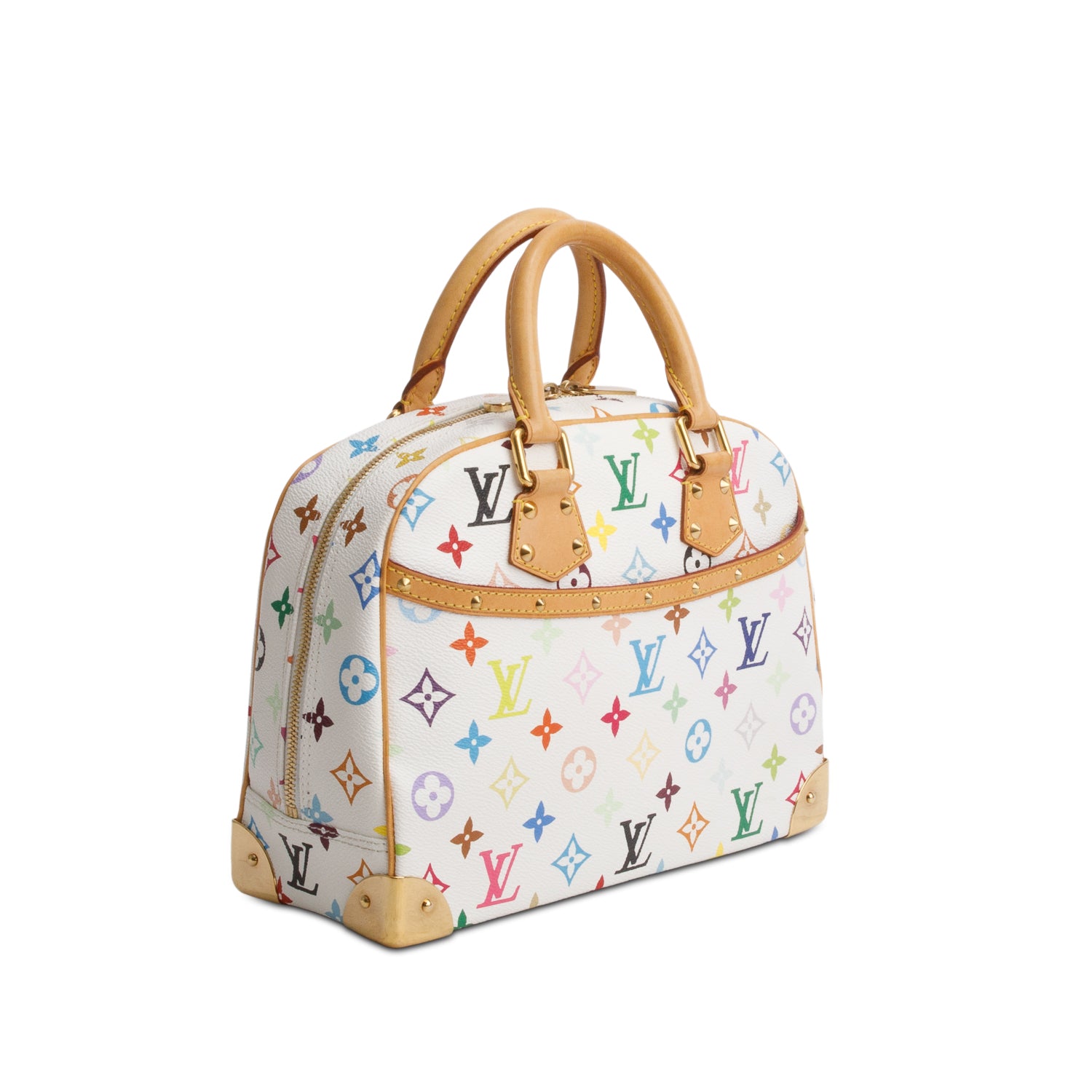 Louis Vuitton White Monogram Multicolor Trouville