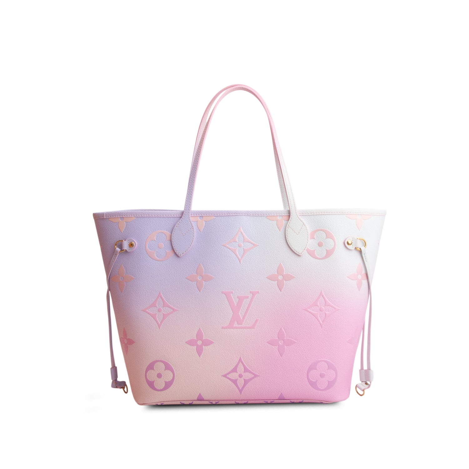 Louis Vuitton 2022 Monogram Sunrise Pastel Giant Spring in The City Neverfull MM w/ Box, Pouch & Receipt