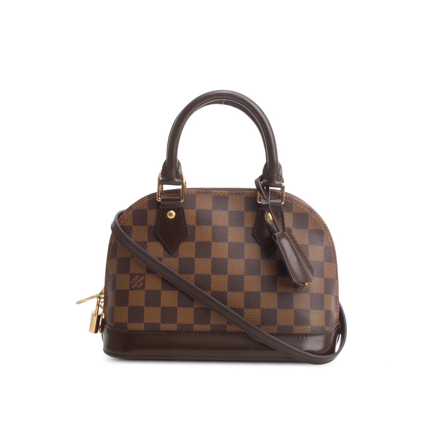 Louis Vuitton Damier Ebene Alma BB w/ Strap