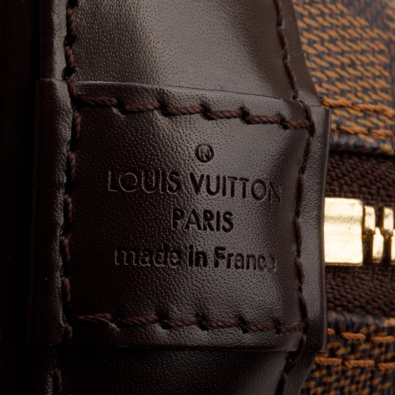 Louis Vuitton Damier Ebene Alma BB w/ Strap