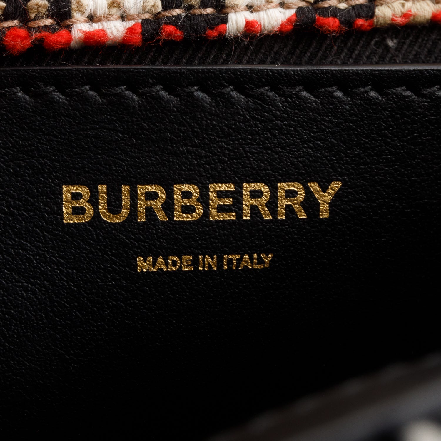 Burberry Archive Beige Tweed Small Lola Shoulder Bag