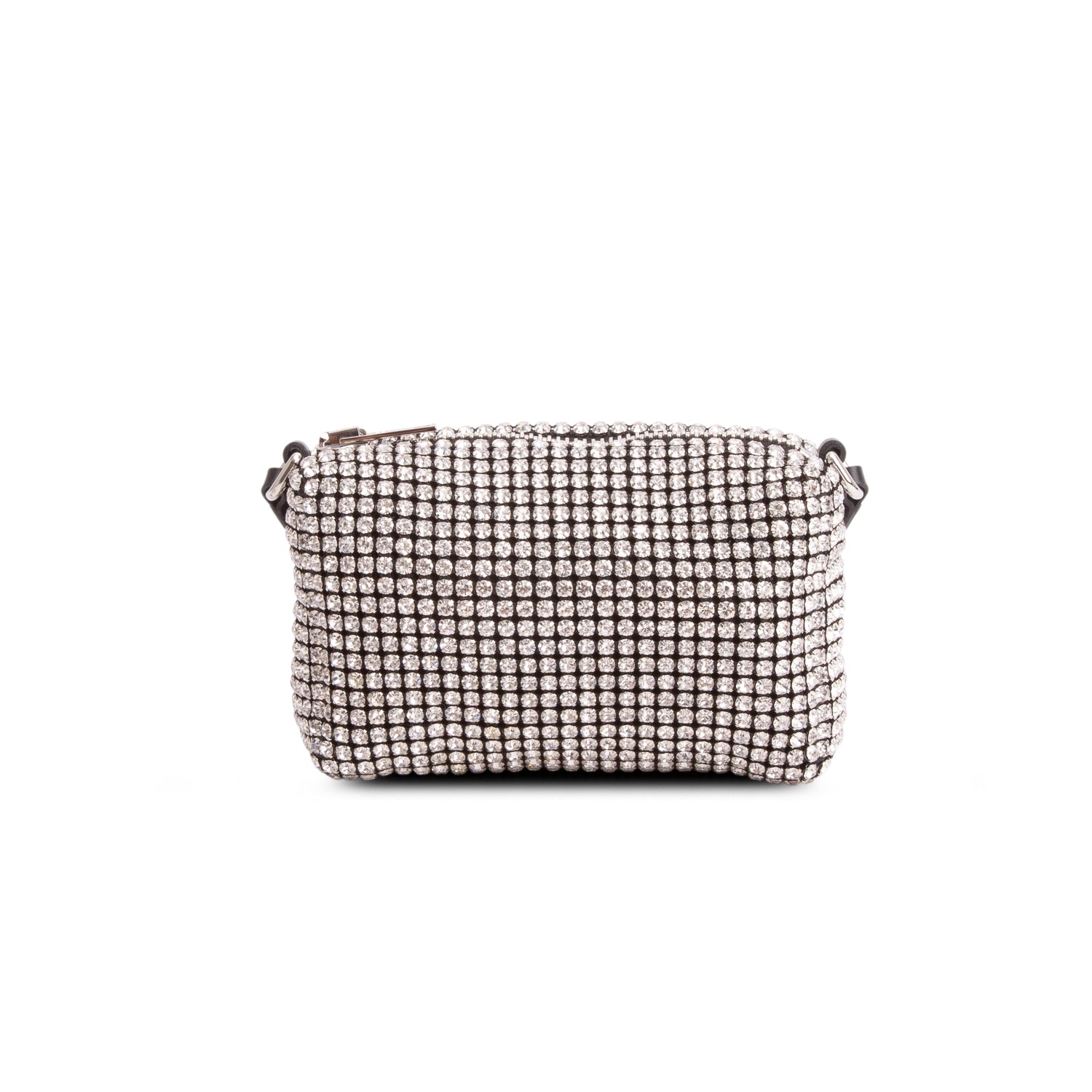 Alexander Wang Black Crystal Mesh Heiress Pouch