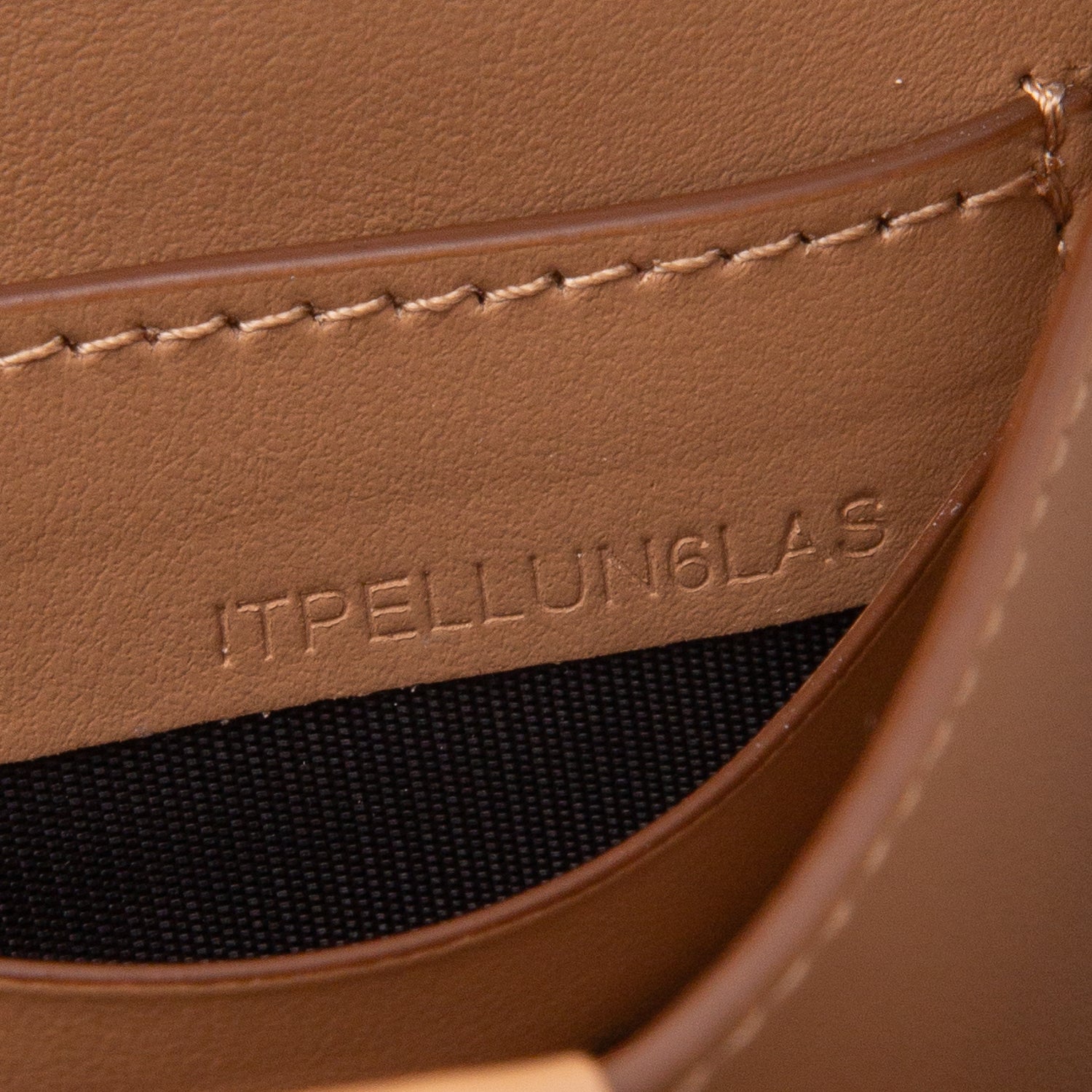 Burberry Brown Calfskin Embossed Logo Hazelmere Wallet On Strap