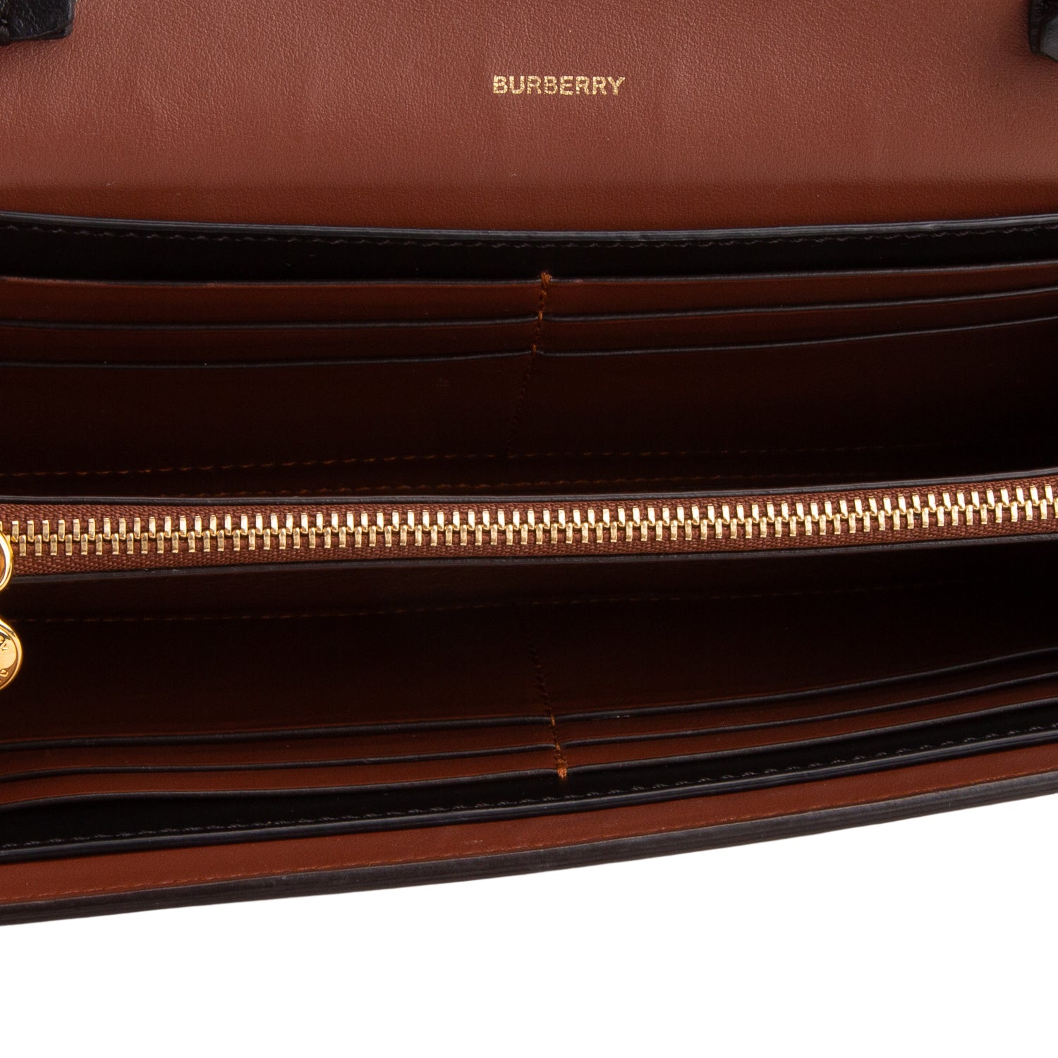 Burberry Multicolor E-Canvas Monogram Stripe Small TB Bag