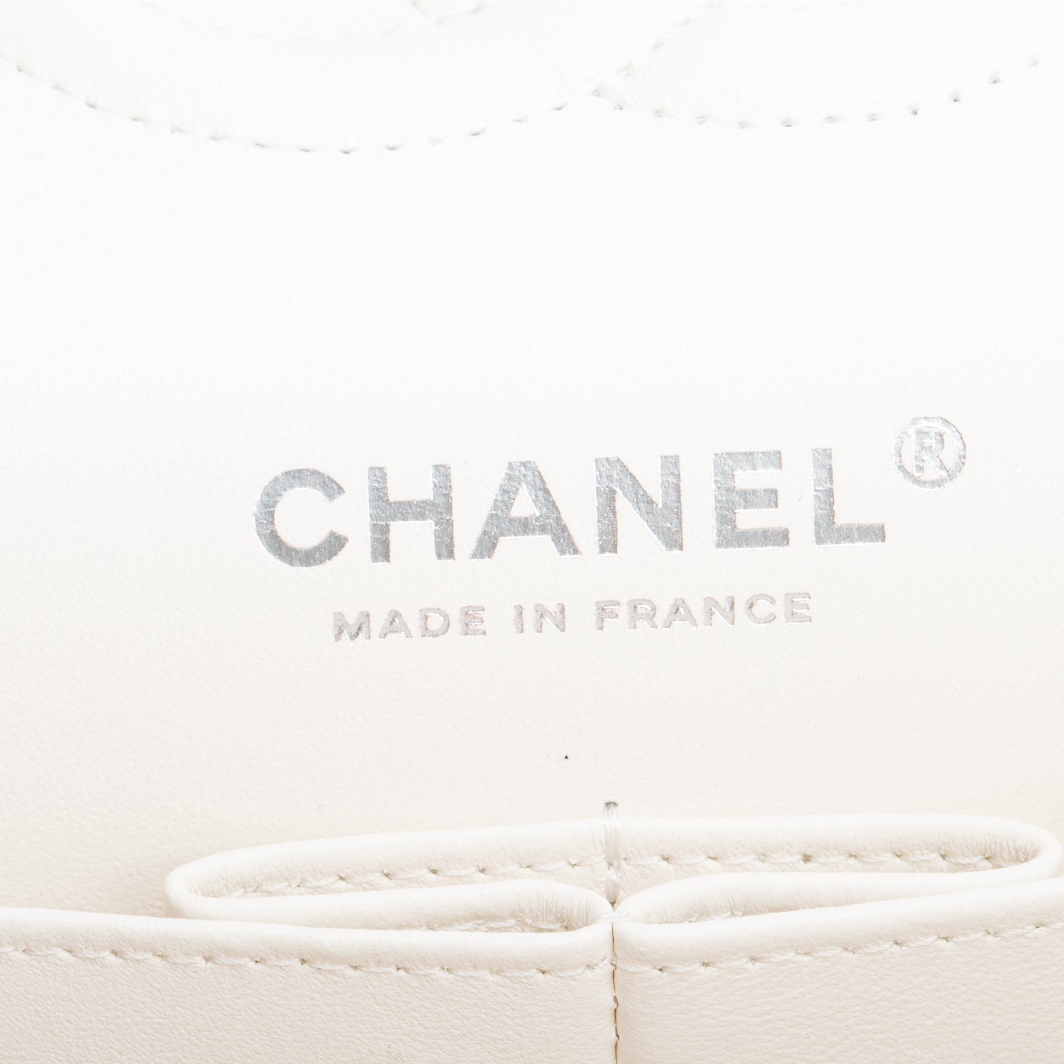 Chanel White Caviar Quilted Medium Double Flap w/ Box