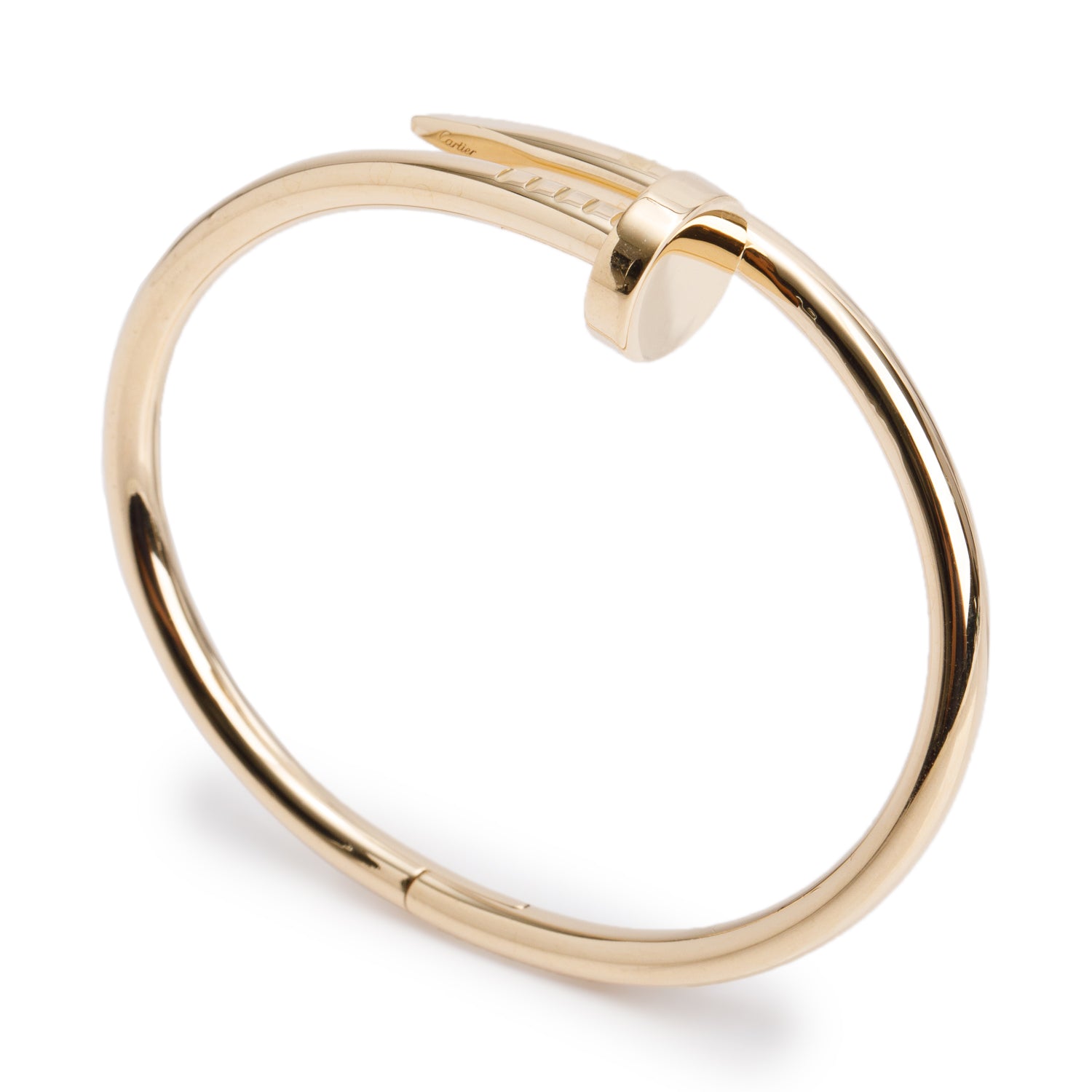 Cartier 18k Yellow Gold Juste Un Clou Bracelet, Classic Model Size 15
