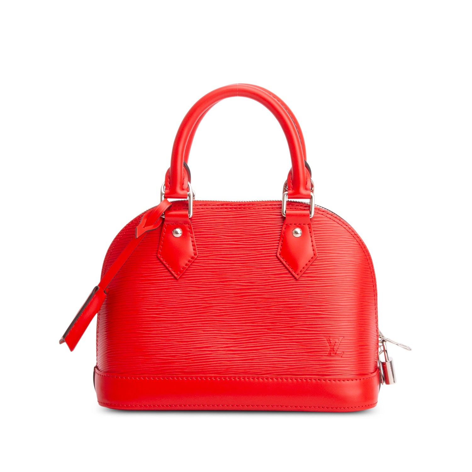 Louis Vuitton 2020 Red Epi Leather Alma BB w/ Box & Strap