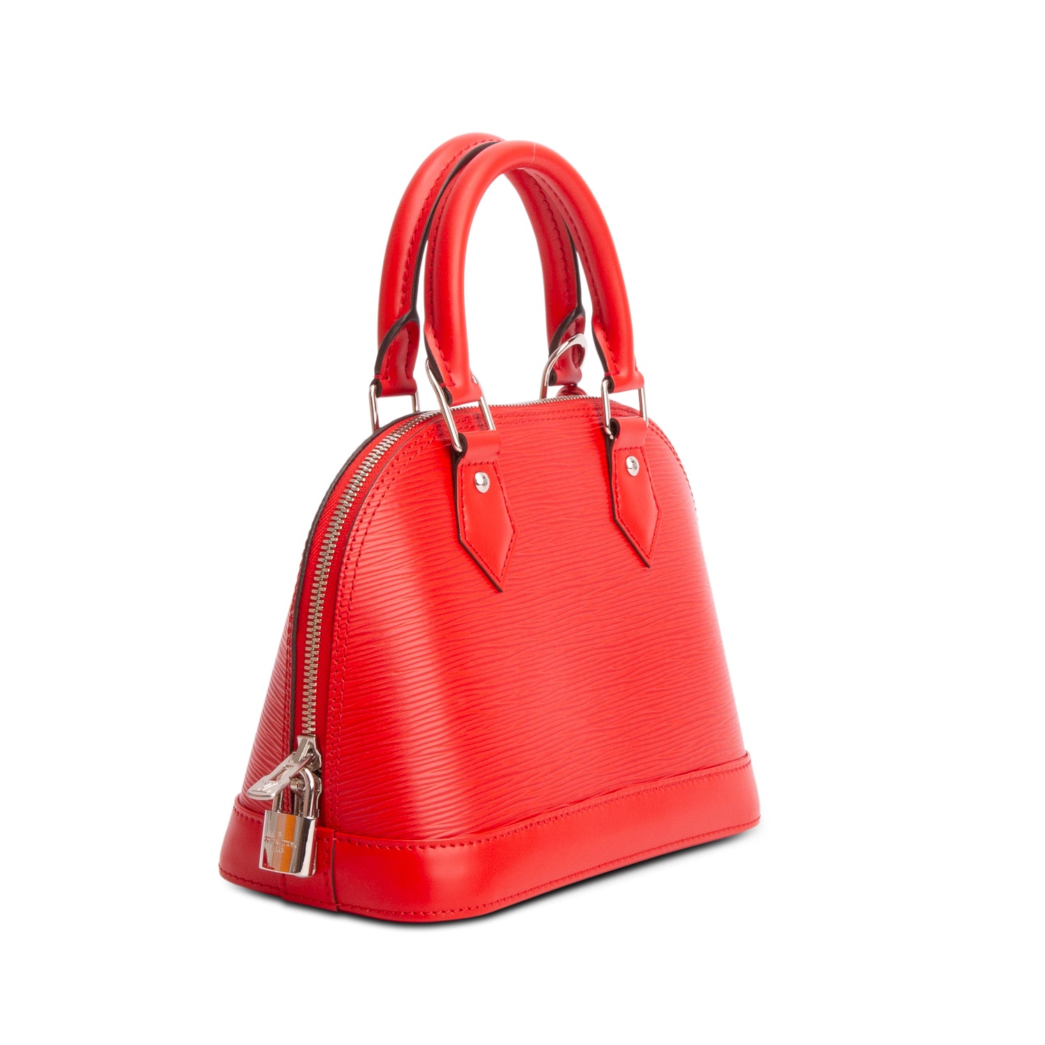 Louis Vuitton 2020 Red Epi Leather Alma BB w/ Box & Strap