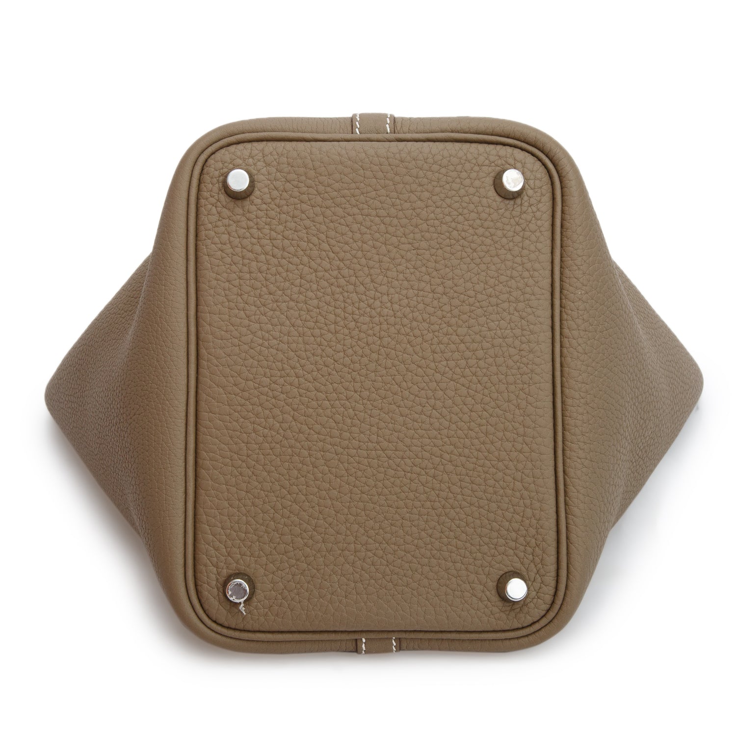 Hermes 2023 Etoupe Taurillon Clemence Picotin Lock 18 w/ Box & Receipt