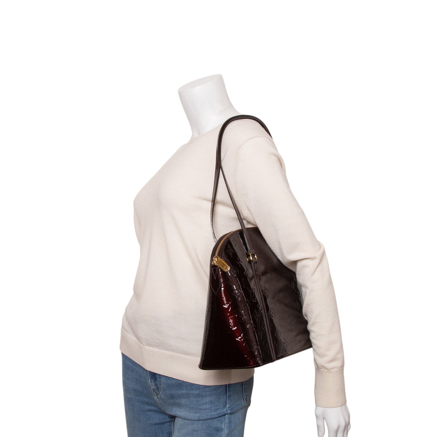 Louis Vuitton Amarante Monogram Vernis Avalon GM Bag