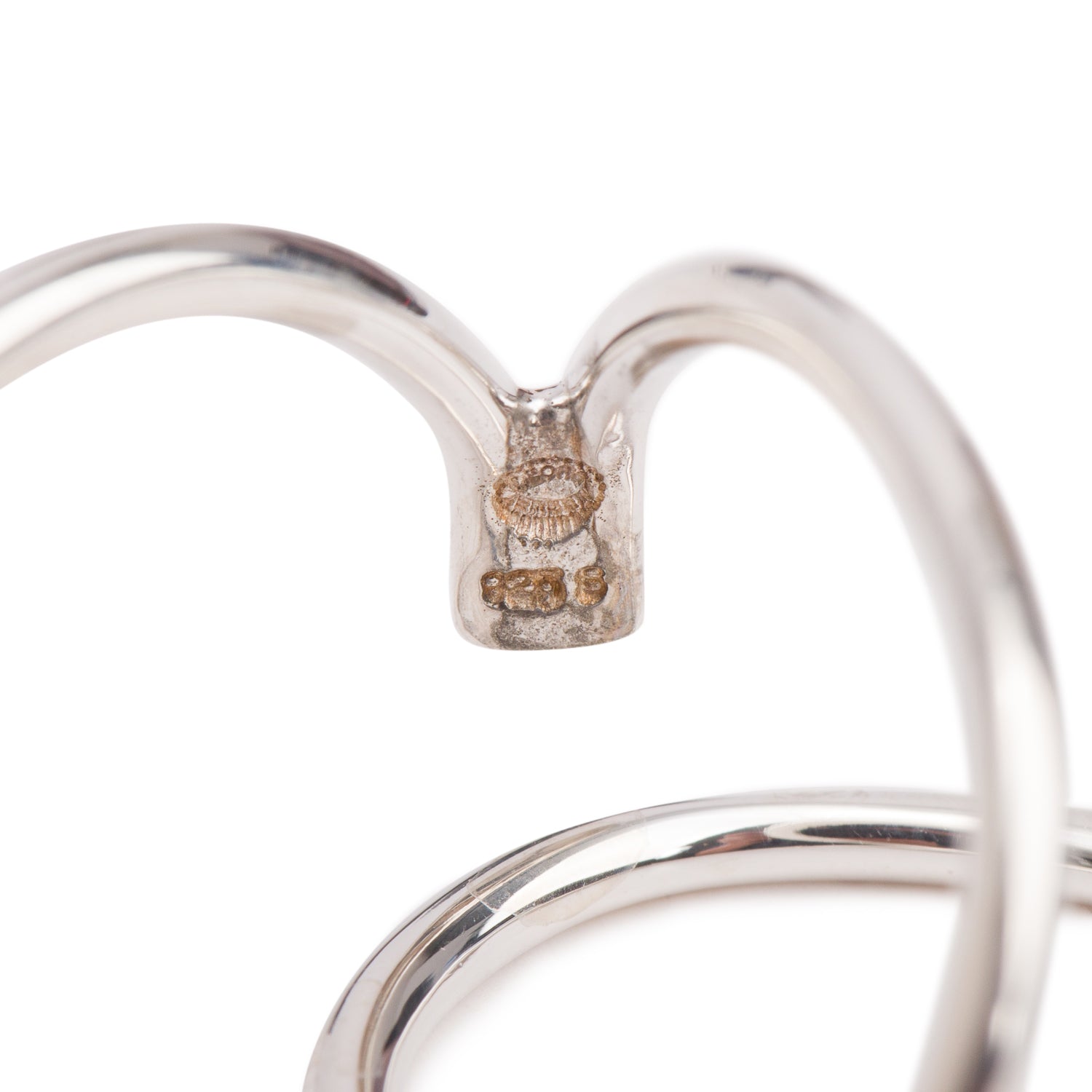 Georg Jensen Sterling Silver Alliance Hoop Earrings w/ Box