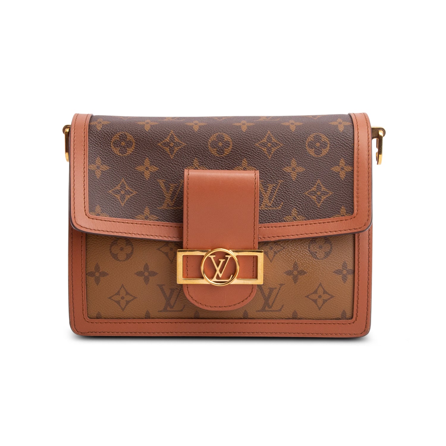 Louis Vuitton Monogram Reverse Dauphine MM w/ Box & Straps