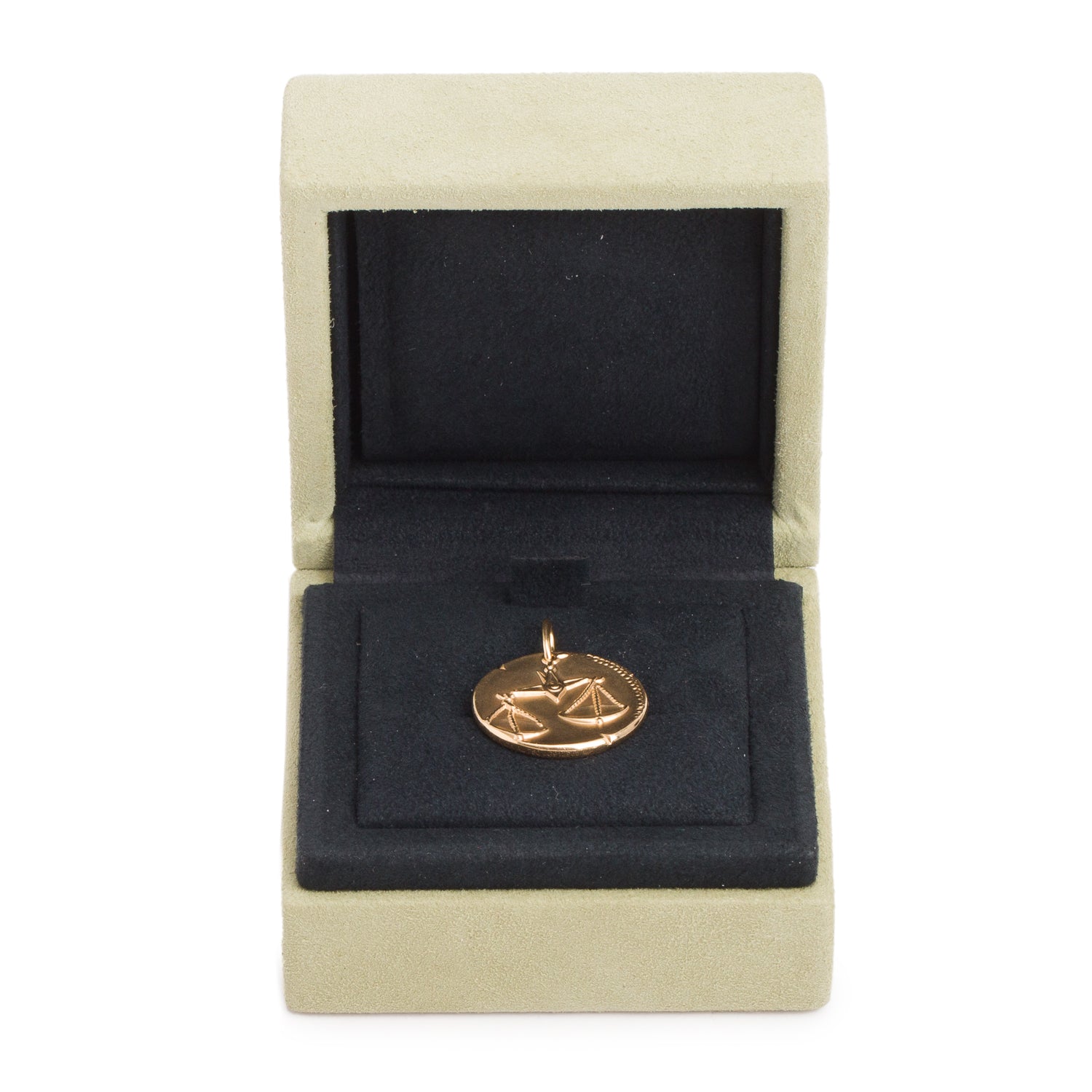 Van Cleef & Arpels 2025 18k Yellow Gold Zodiaque Medal Libra Pendant w/ Box & Receipt