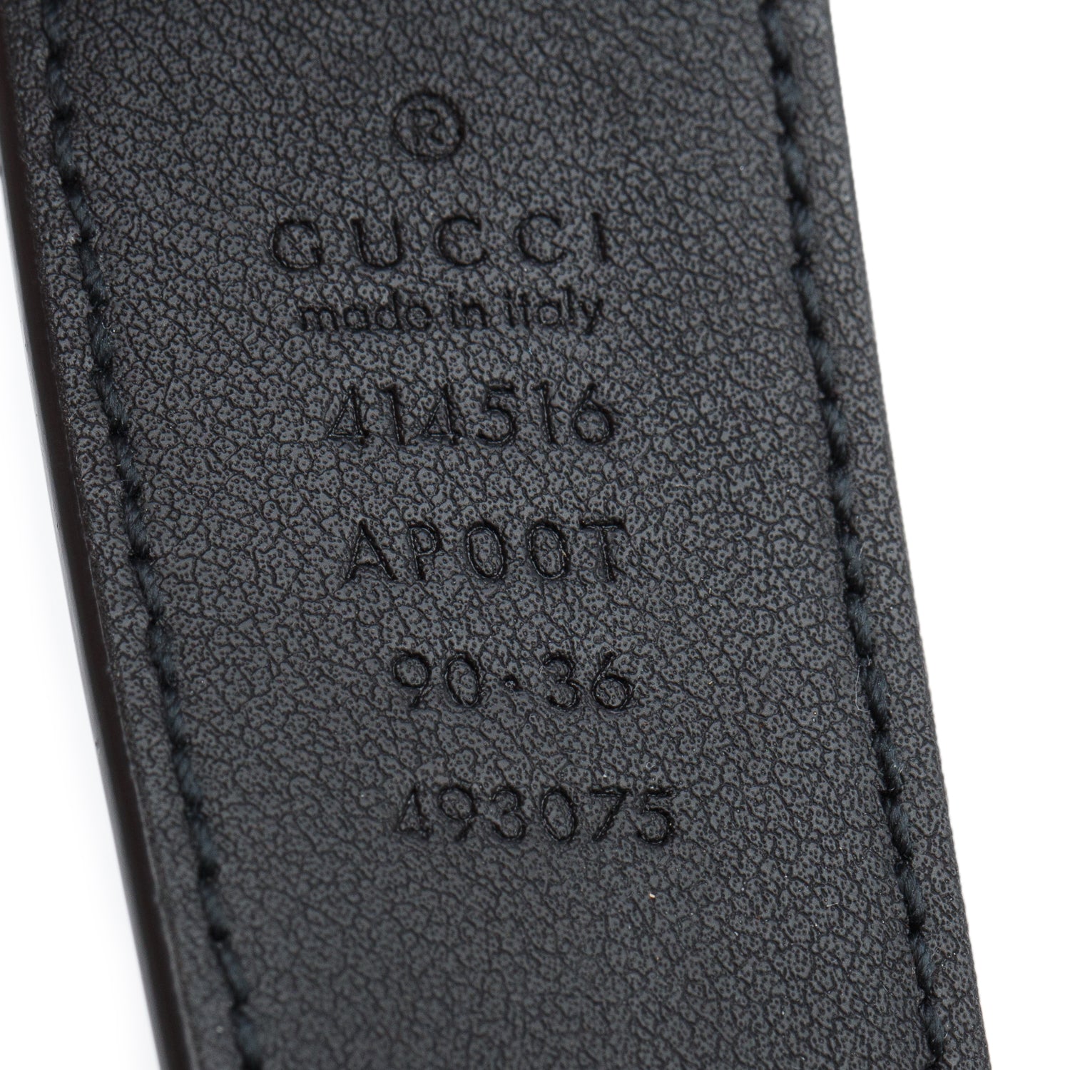 Gucci GG Marmont Black Leather Belt 90 36