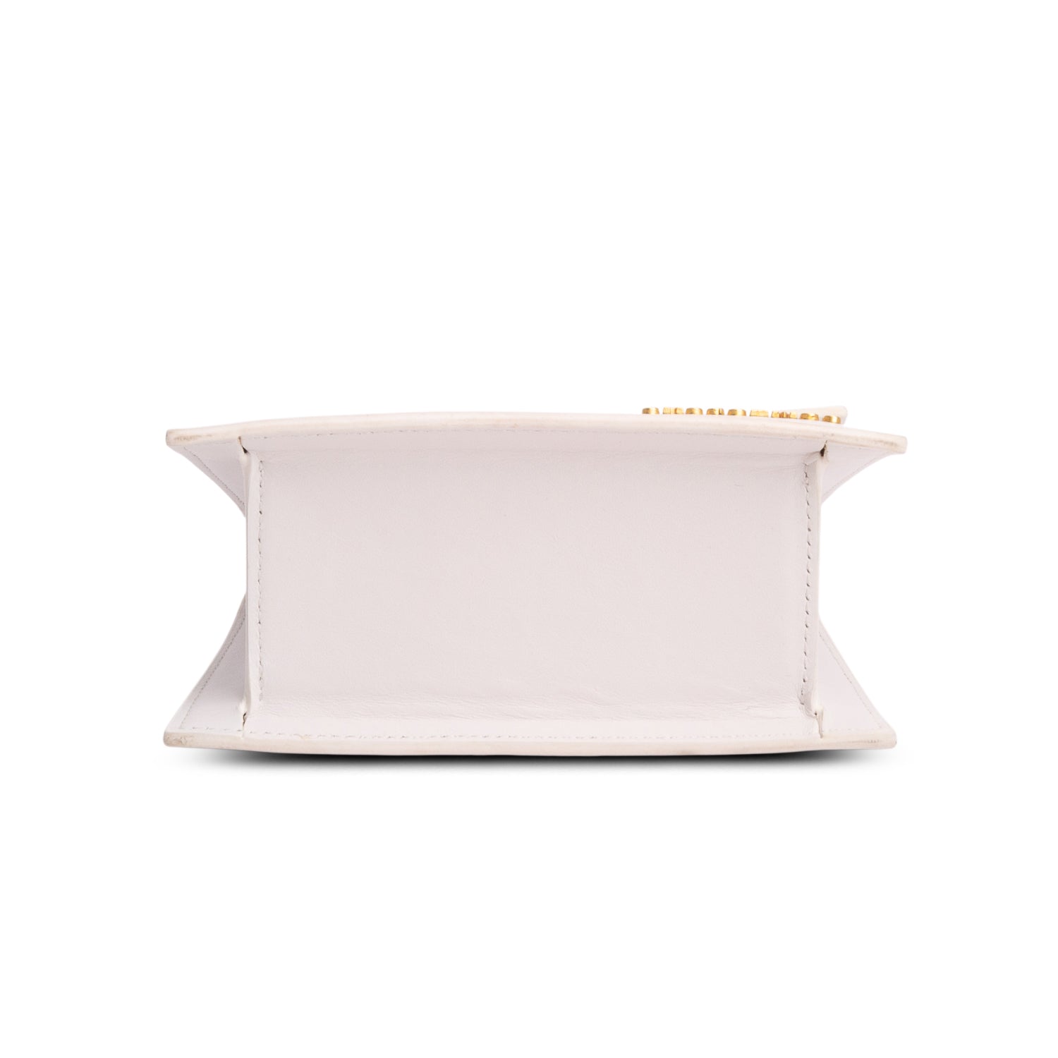 Jacquemus White Smooth Calfskin Le Chiquito Moyen w/ Strap