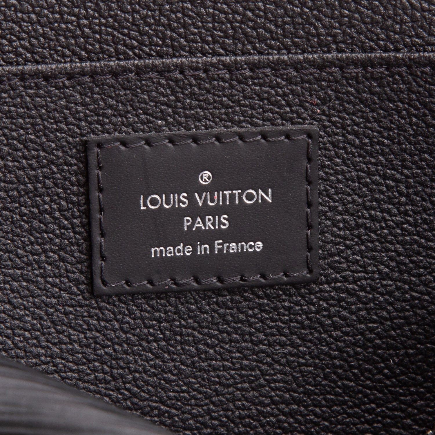 Louis Vuitton Black Epi Leather Cosmetic Pouch w/ Box