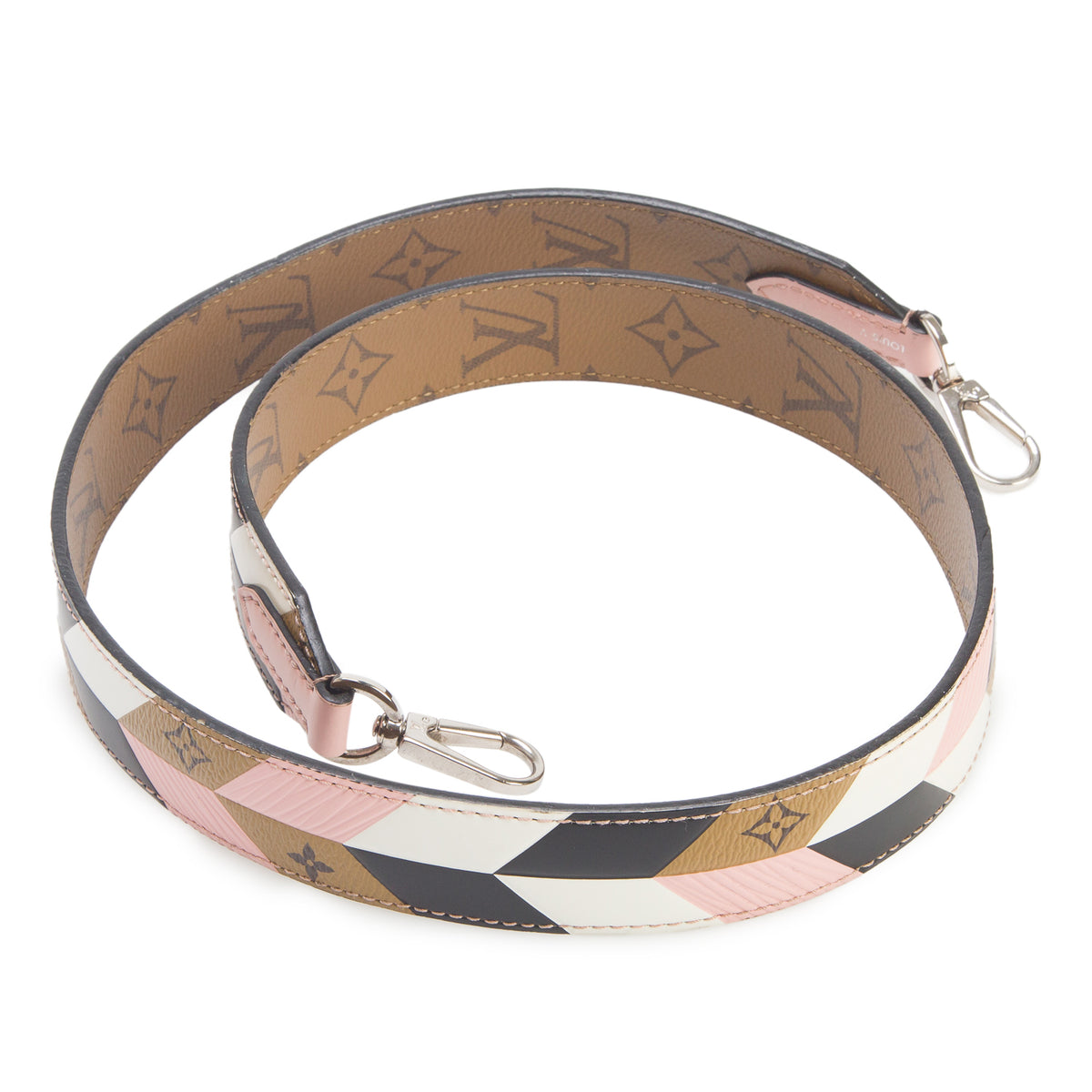 Louis Vuitton Monogram Reverse Reversible Bandouliere Bag Strap w/ Box