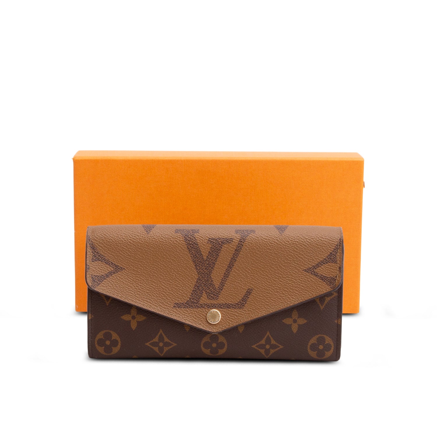 Louis Vuitton Reverse Monogram Giant Sarah Wallet w/ Box