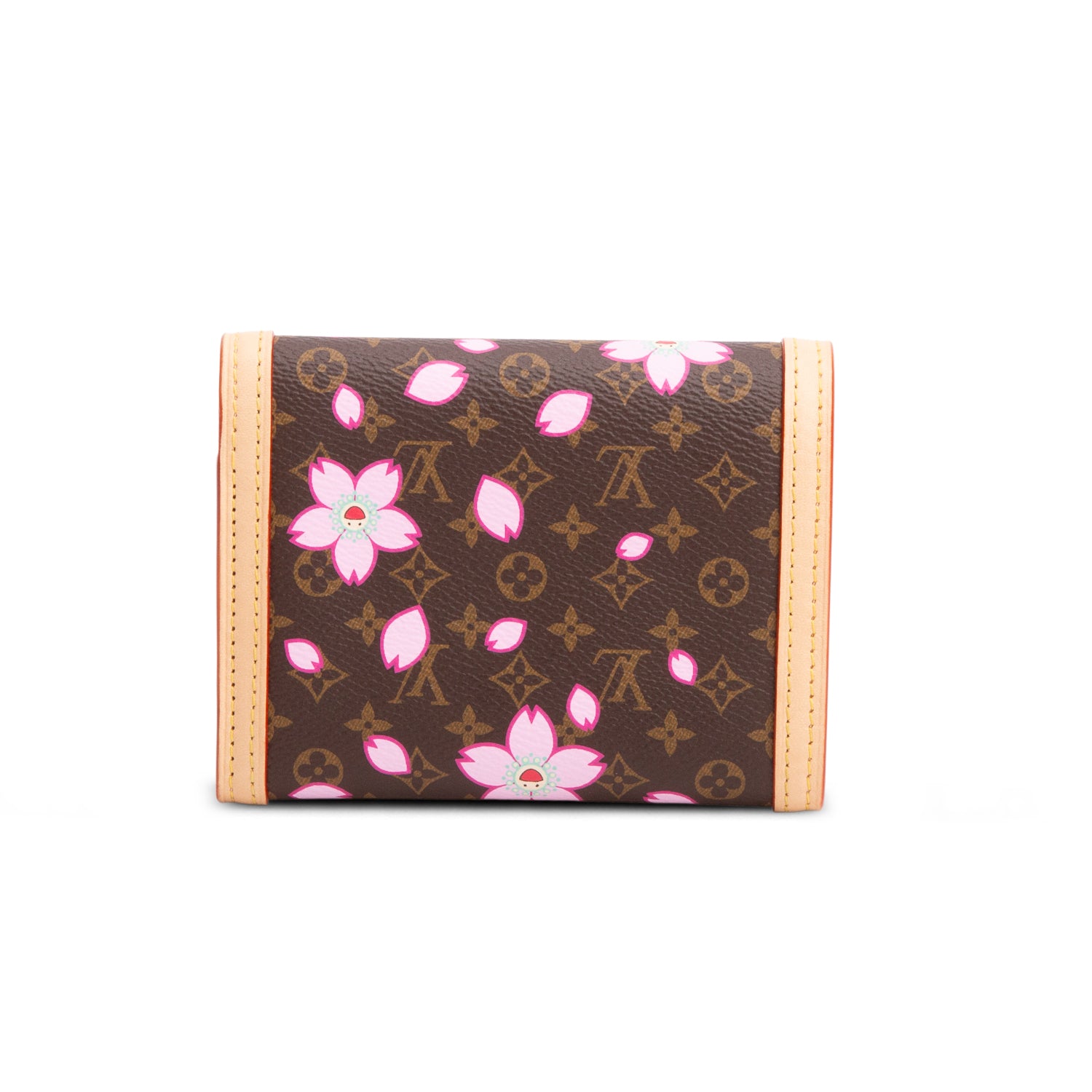 Louis Vuitton x TM Monogram Cherry Blossom Victorine NV Wallet w/ Box