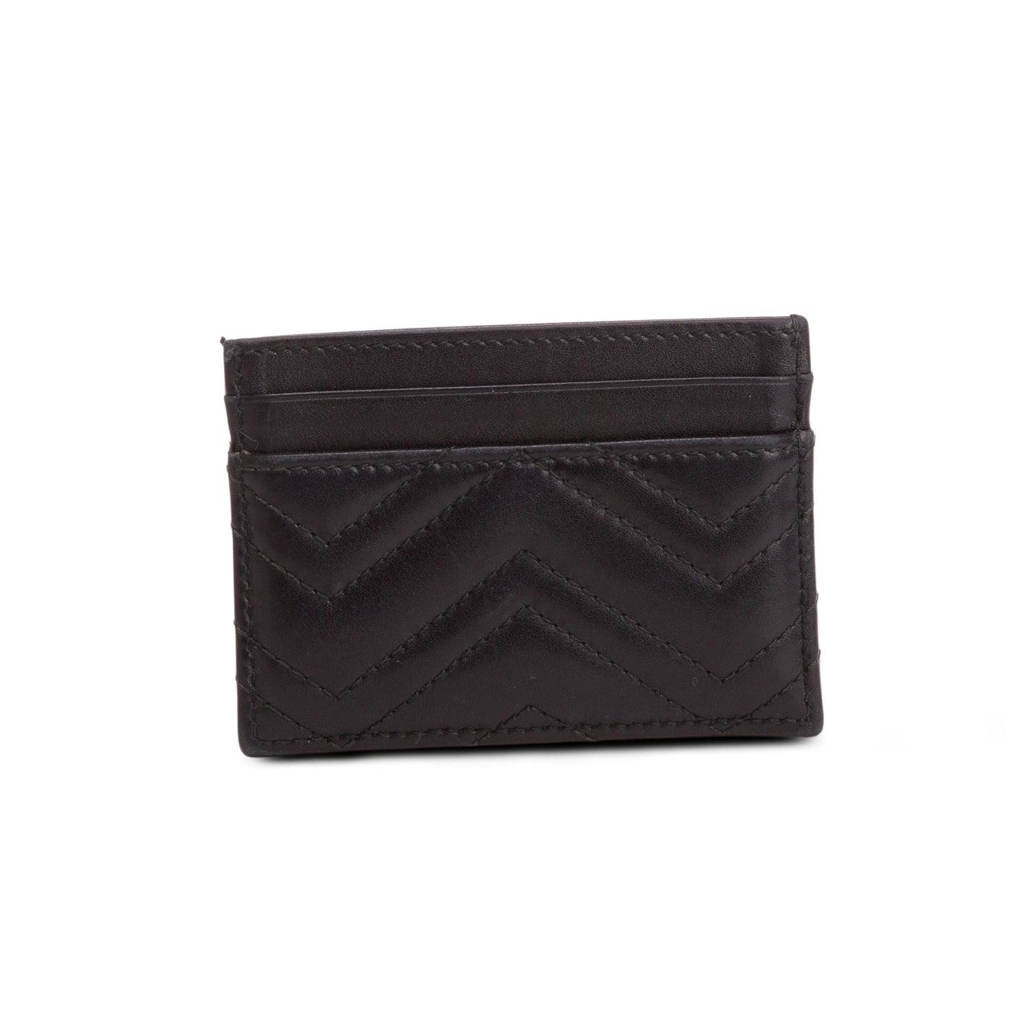 Gucci Black GG Marmont Card Case