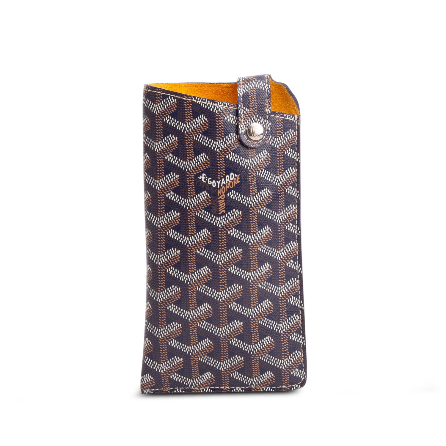 Goyard Brown Monogram Montmartre Glasses Case