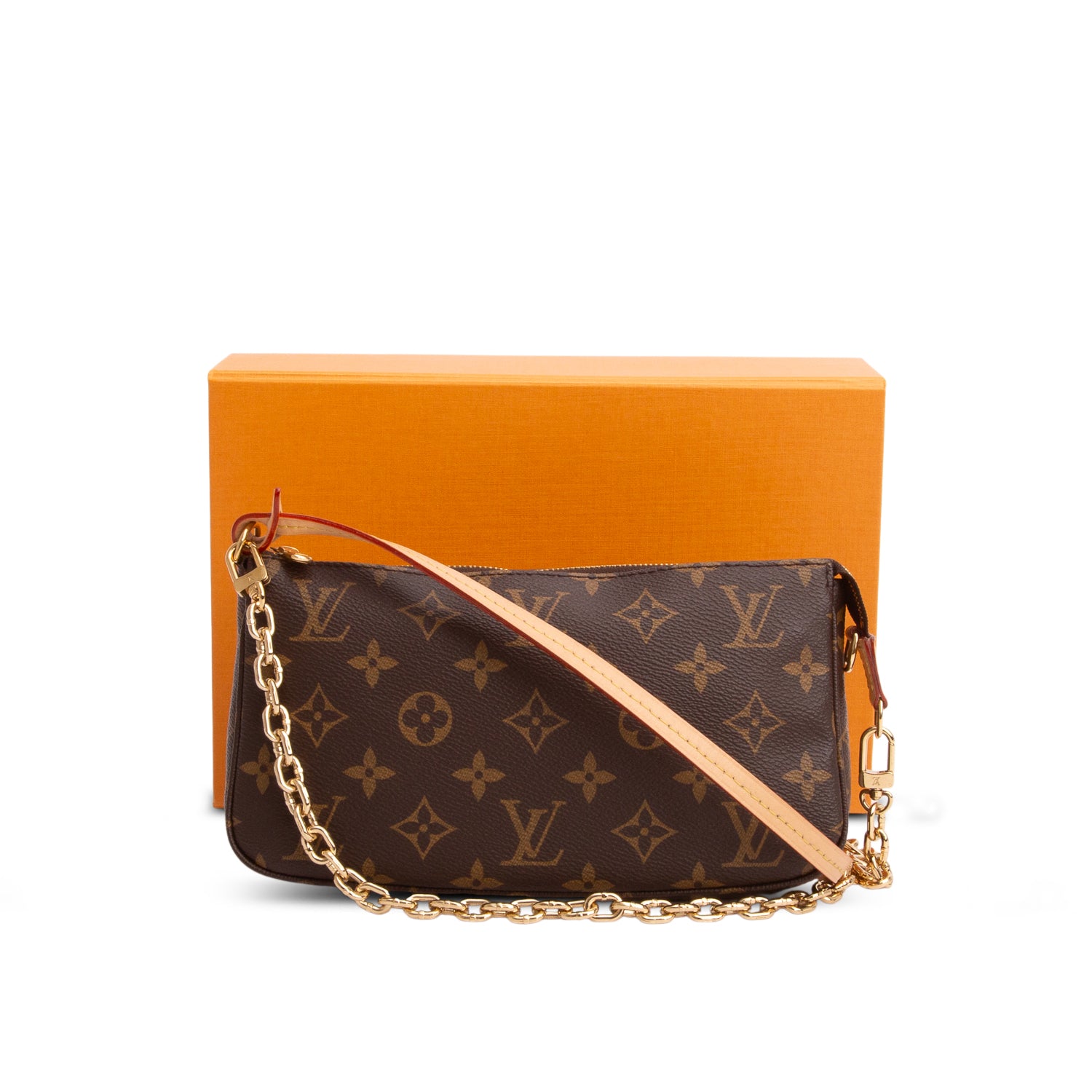 Louis Vuitton 2025 Monogram Pochette Accessoires w/ Box, Straps & Receipt