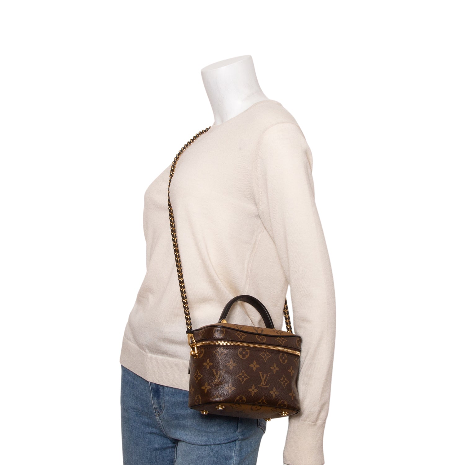 Louis Vuitton Reverse Monogram Vanity Chain Pouch