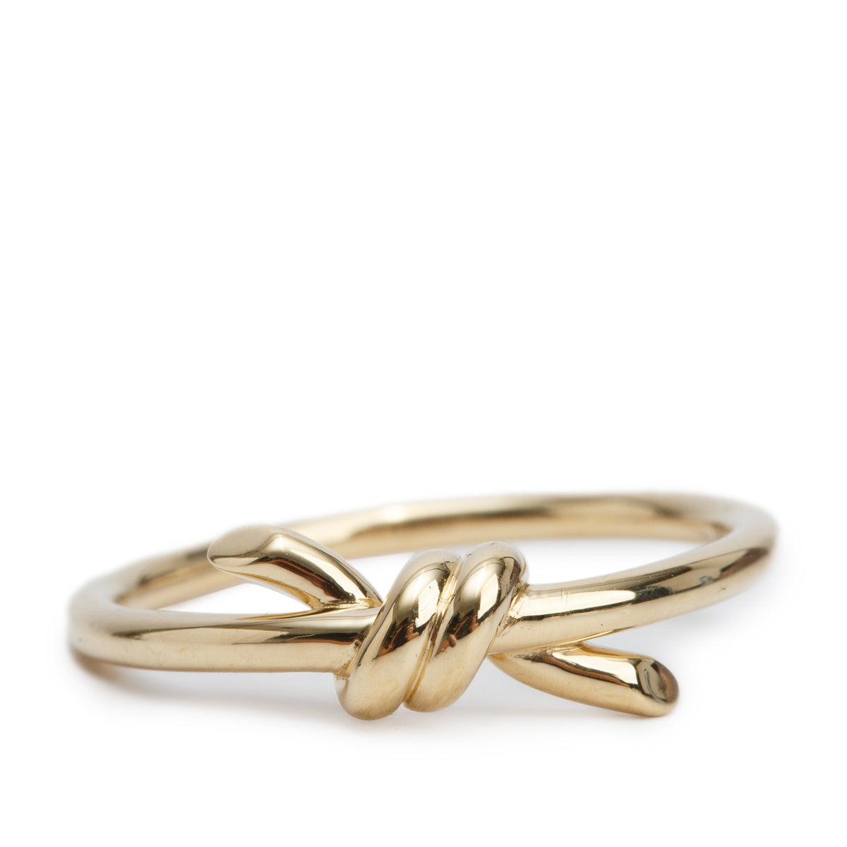 Tiffany & Co. 18k Yellow Gold Knot Ring, Size 7.5 w/ Box – OLIVER'S