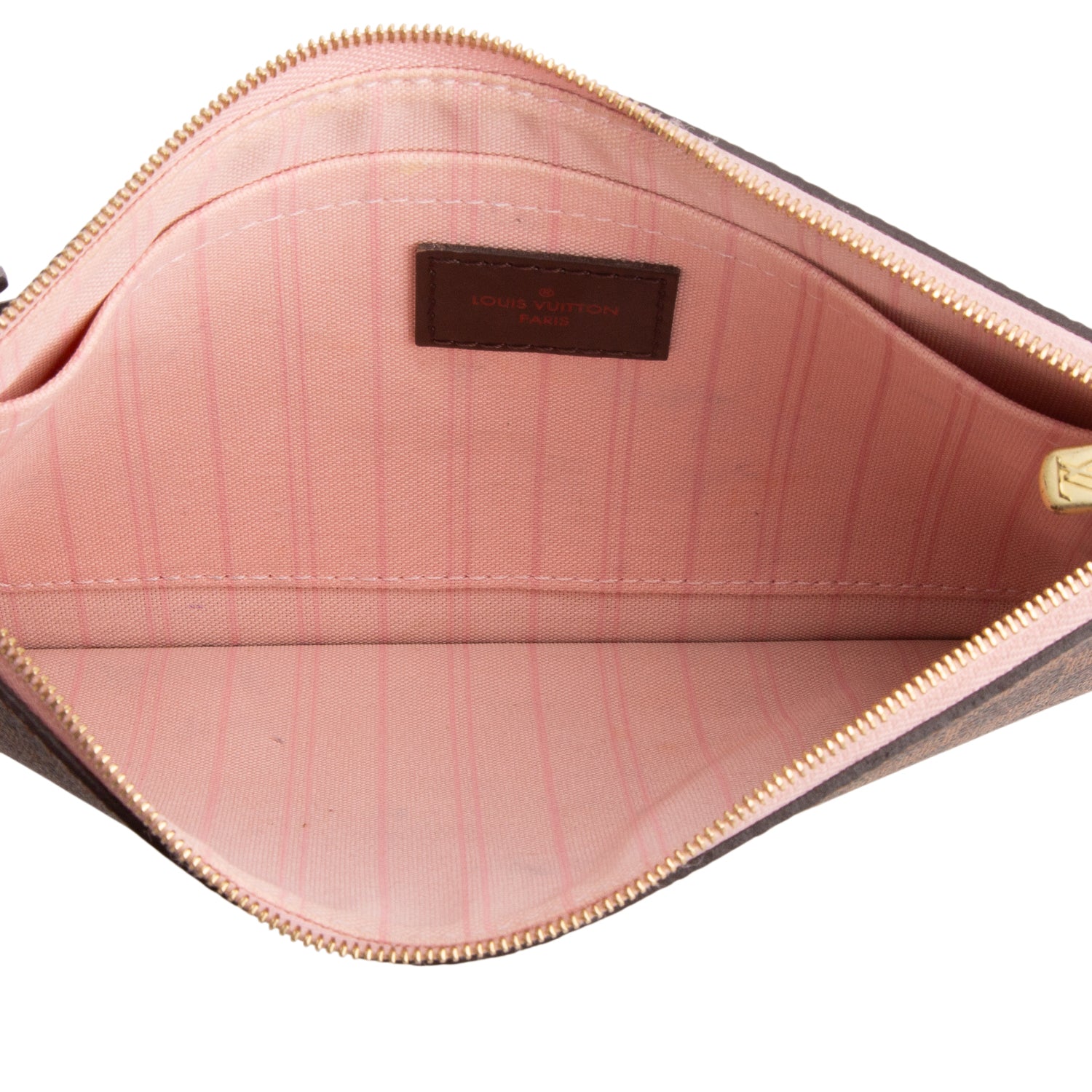 Louis Vuitton Damier Ebene Neverfull Pochette
