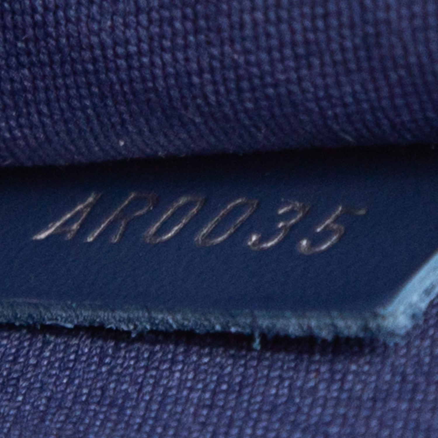 Louis Vuitton Blue Epi Leather Pochette Segur