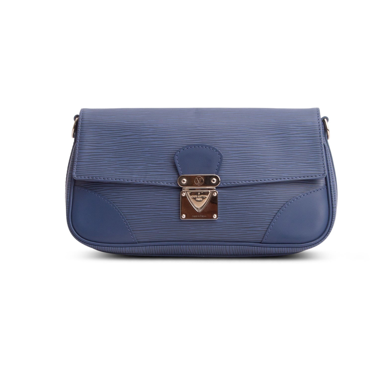 Louis Vuitton Blue Epi Leather Pochette Segur