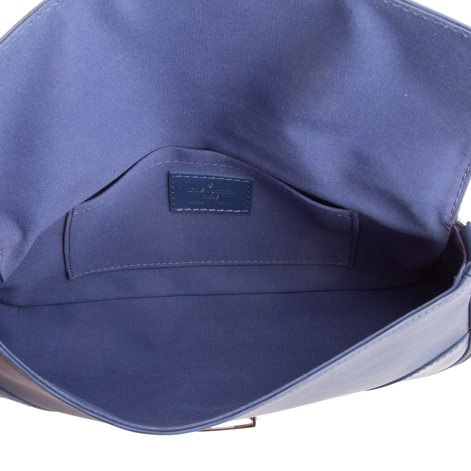 Louis Vuitton Blue Epi Leather Pochette Segur