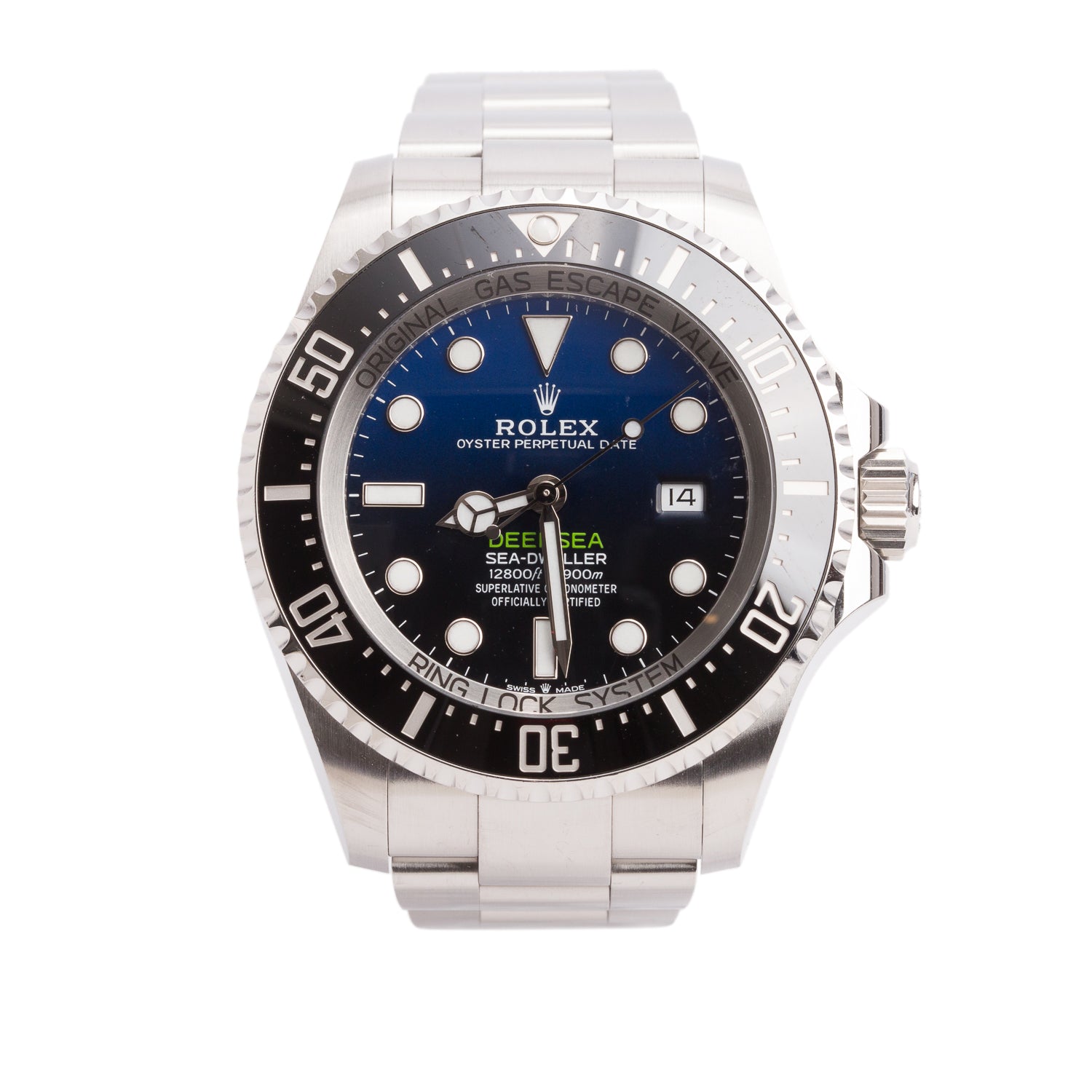 Rolex 2023 Stainless Steel Sea-Dweller Deepsea 'James Cameron' 44 MM Automatic Watch 126660 D-Blue Dial w/ Box & Papers
