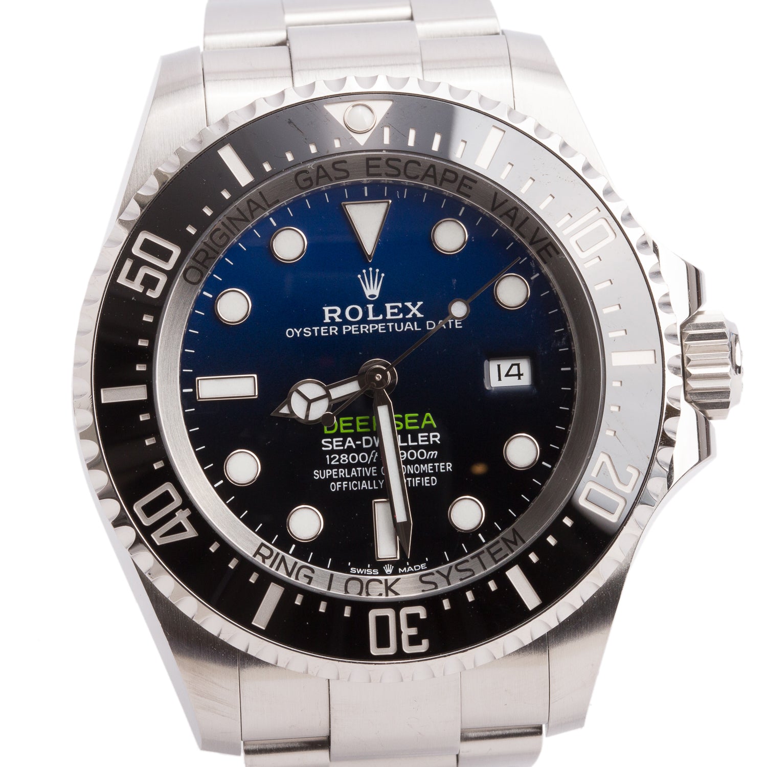 Rolex 2023 Stainless Steel Sea-Dweller Deepsea 'James Cameron' 44 MM Automatic Watch 126660 D-Blue Dial w/ Box & Papers