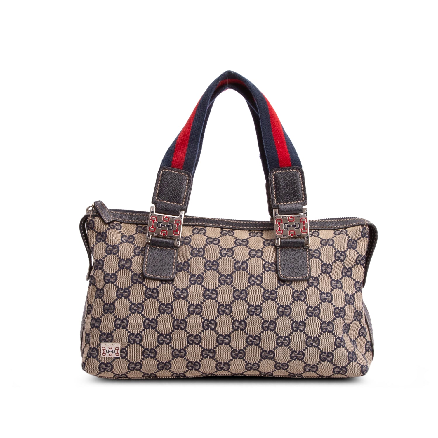 Gucci GG Canvas Web Pop Tote Bag