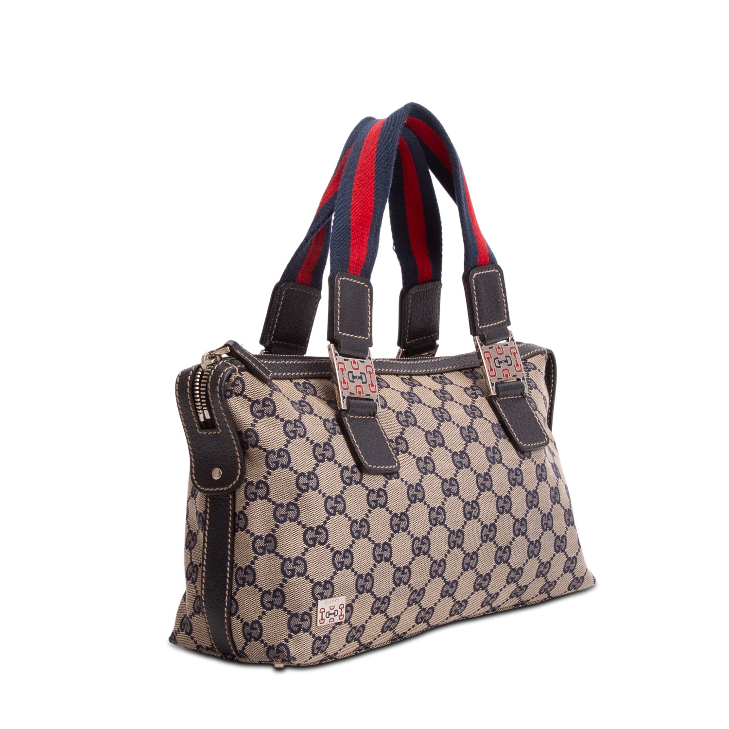 Gucci GG Canvas Web Pop Tote Bag