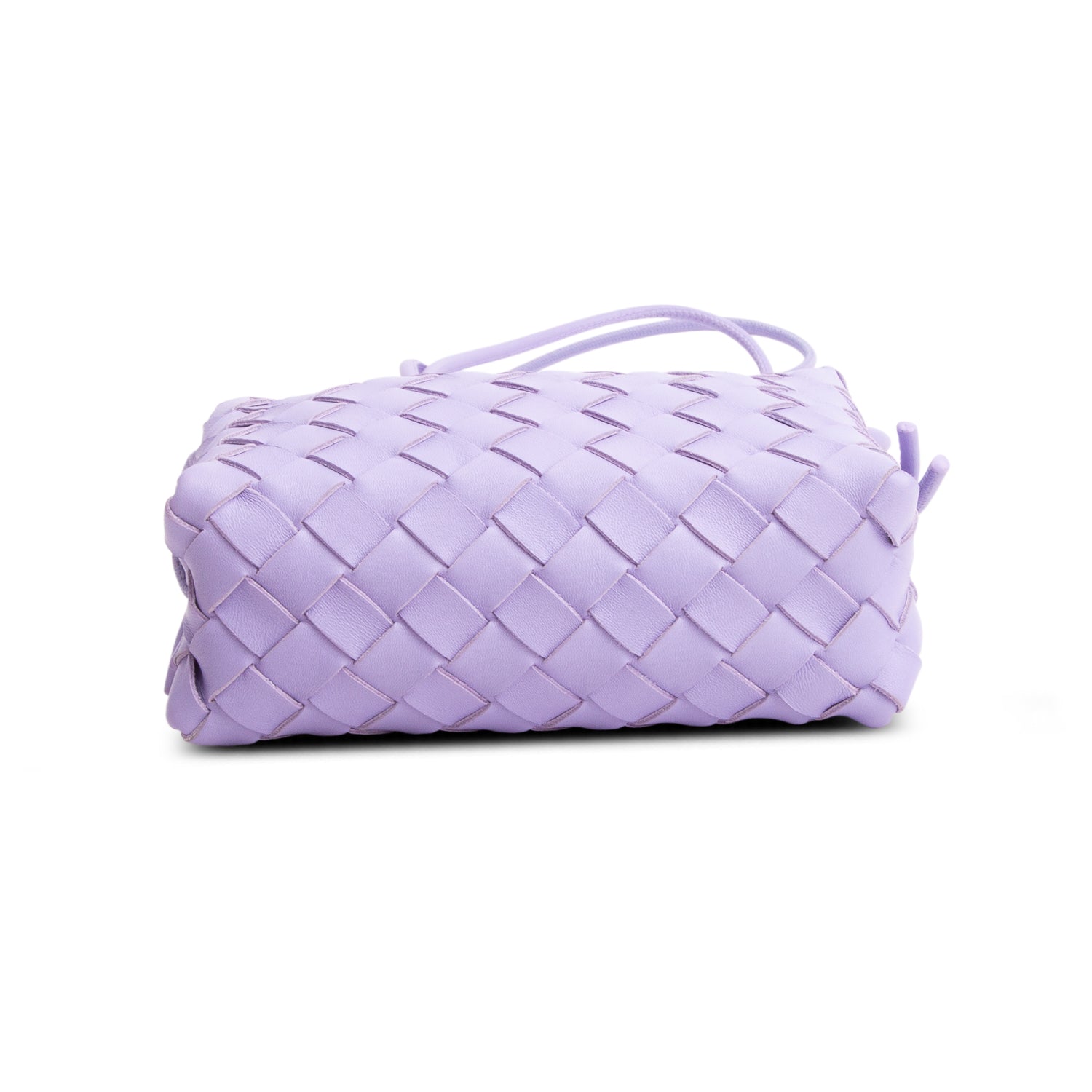Bottega Veneta Purple Nappa Intrecciato Mini Loop Camera Bag
