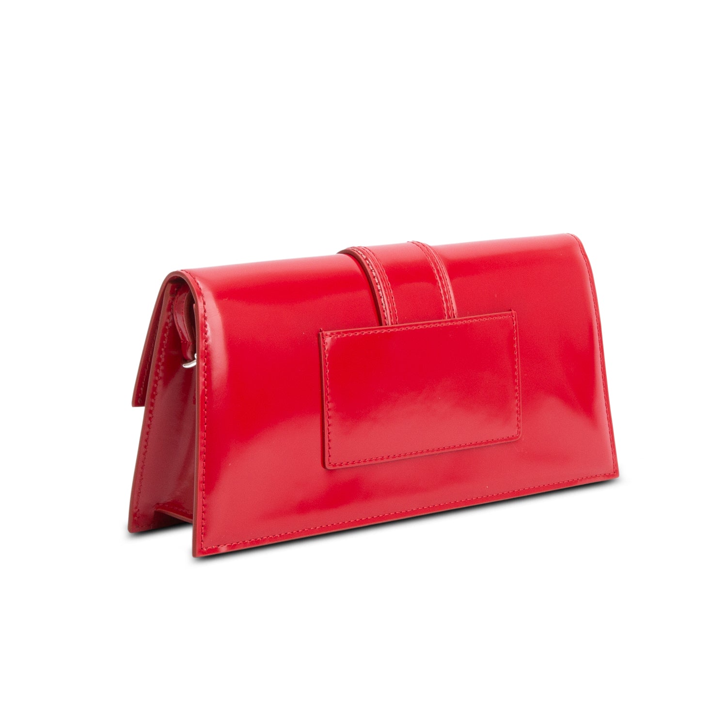 Jacquemus Red Patent Leather Le Bambino Long Bag