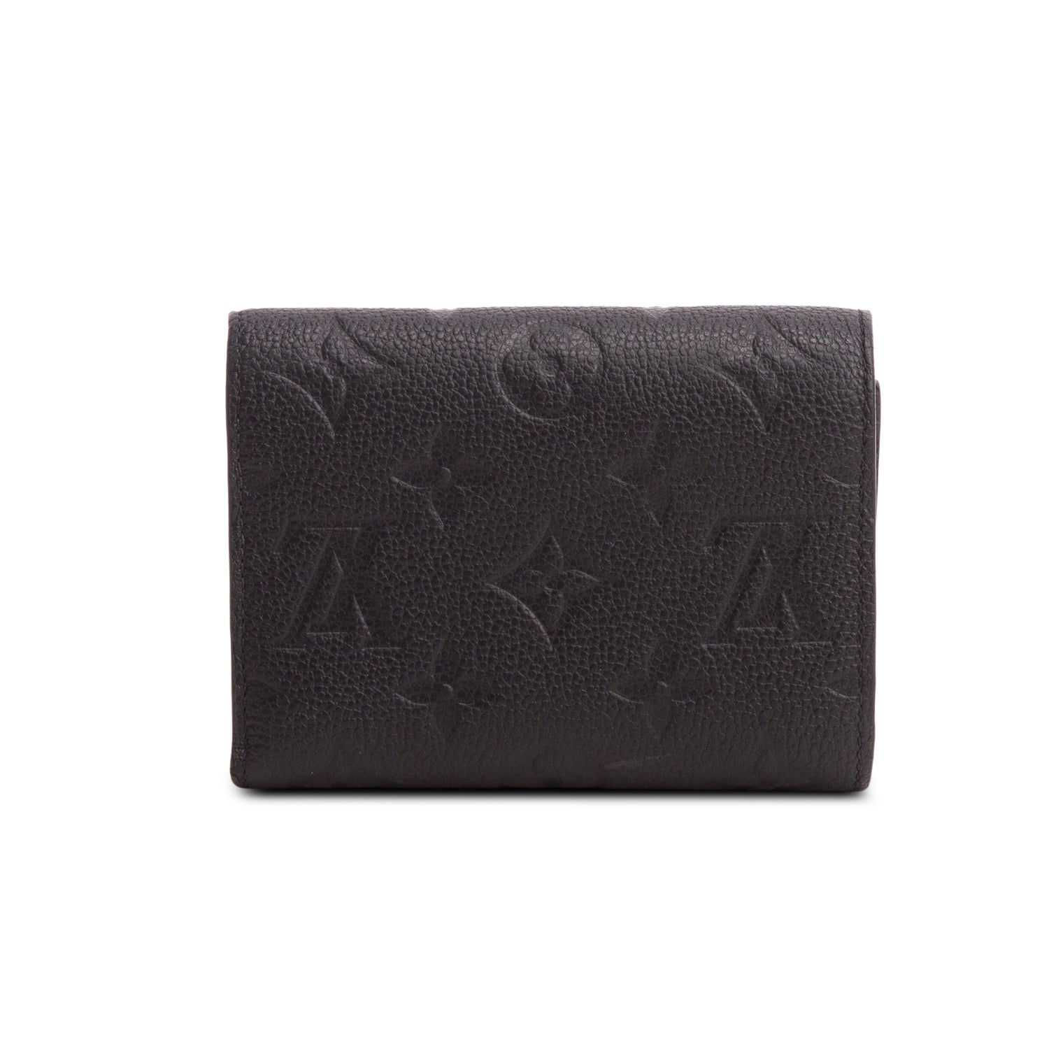 Louis Vuitton Black Monogram Empreinte Leather Victorine Wallet
