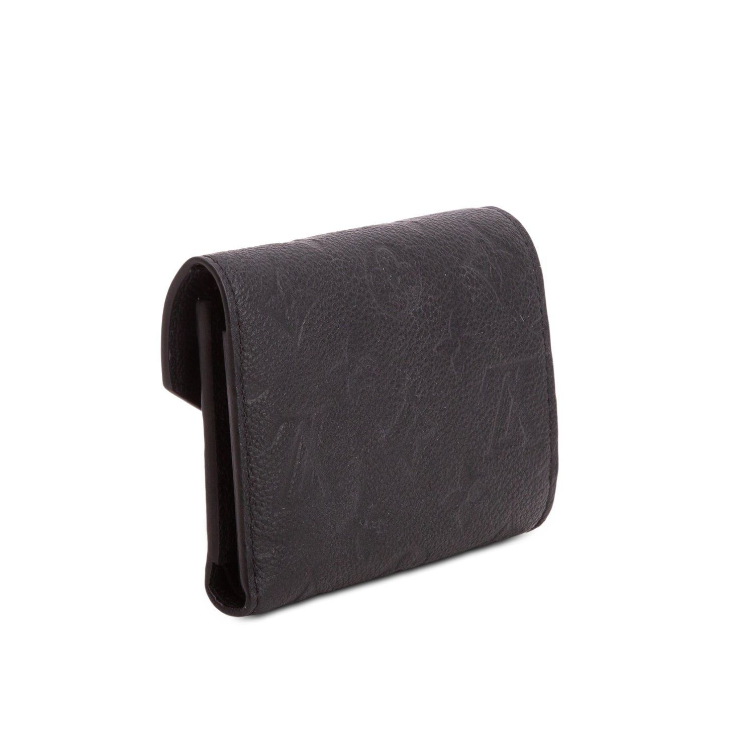 Louis Vuitton Black Monogram Empreinte Leather Victorine Wallet w/ Box