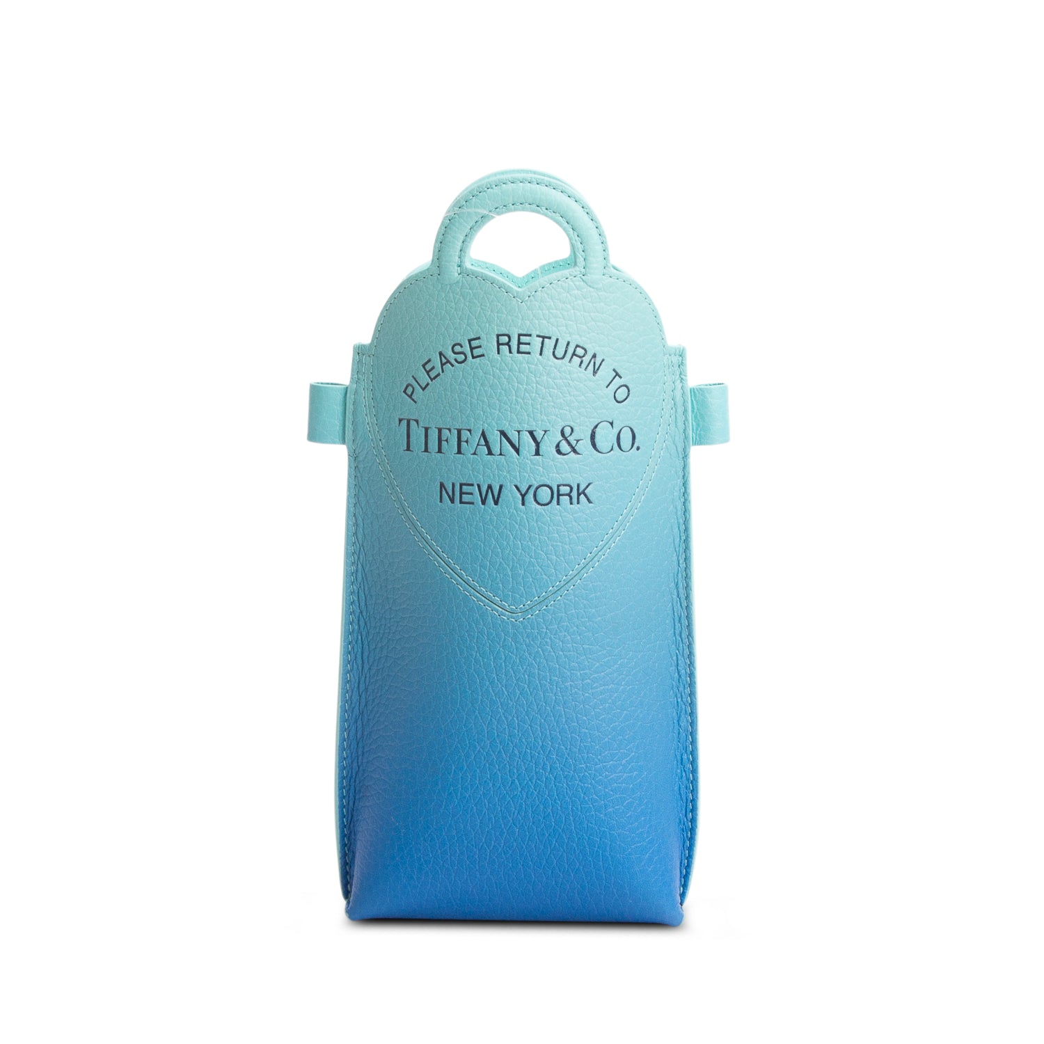 Tiffany & Co. Blue Ombre Leather Phone Holder