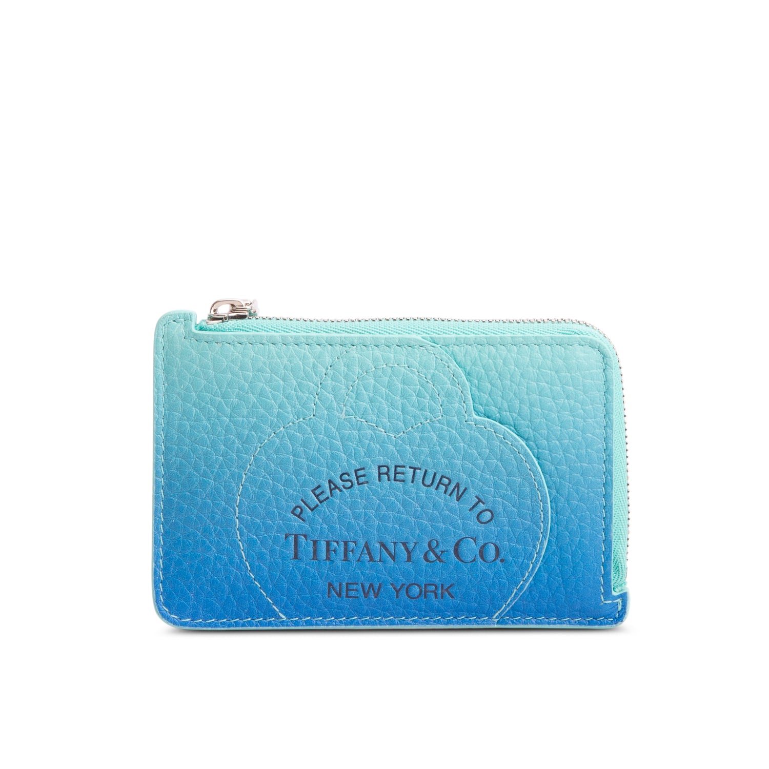 Tiffany & Co. Blue Ombre Leather Coin Purse