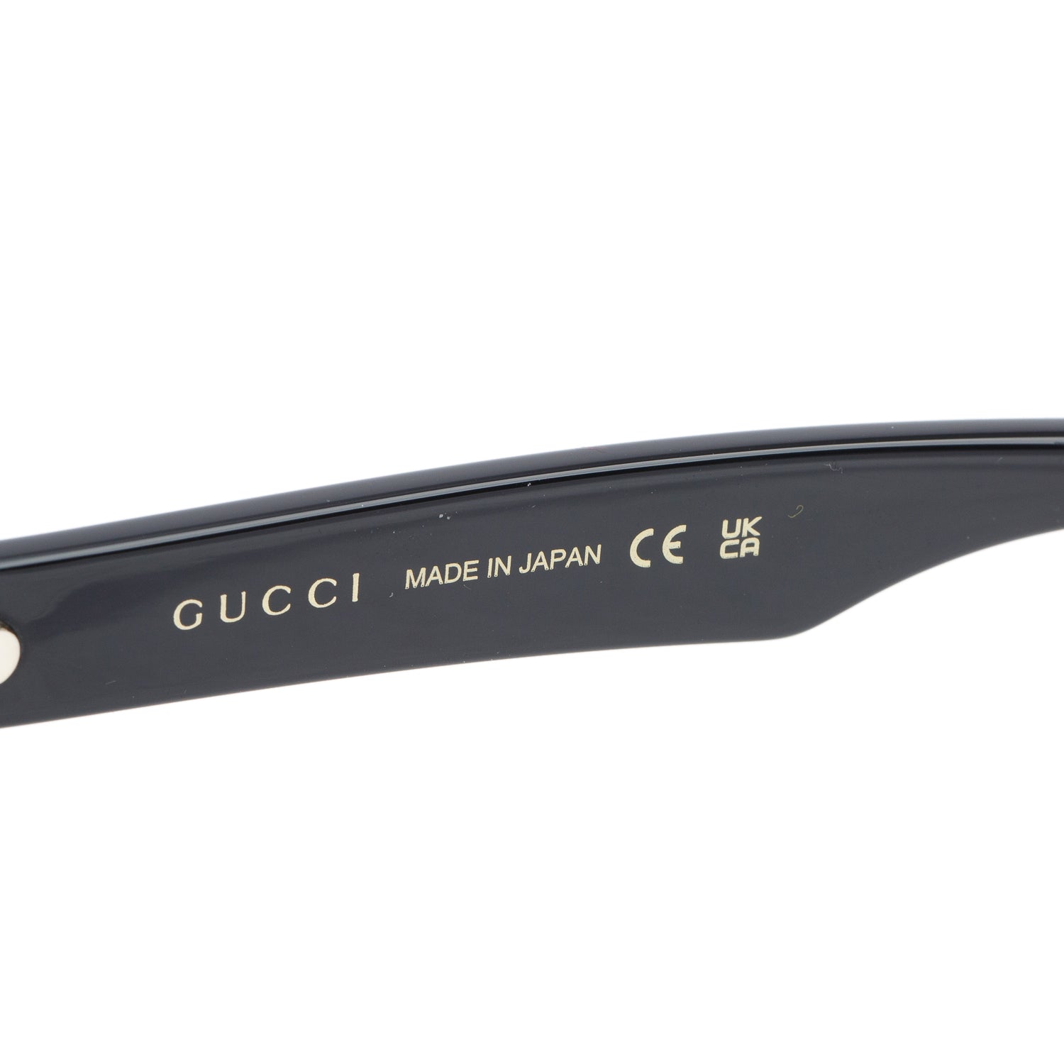 Gucci GG1002SK Black Acetate GG Round Sunglasses w/ Case